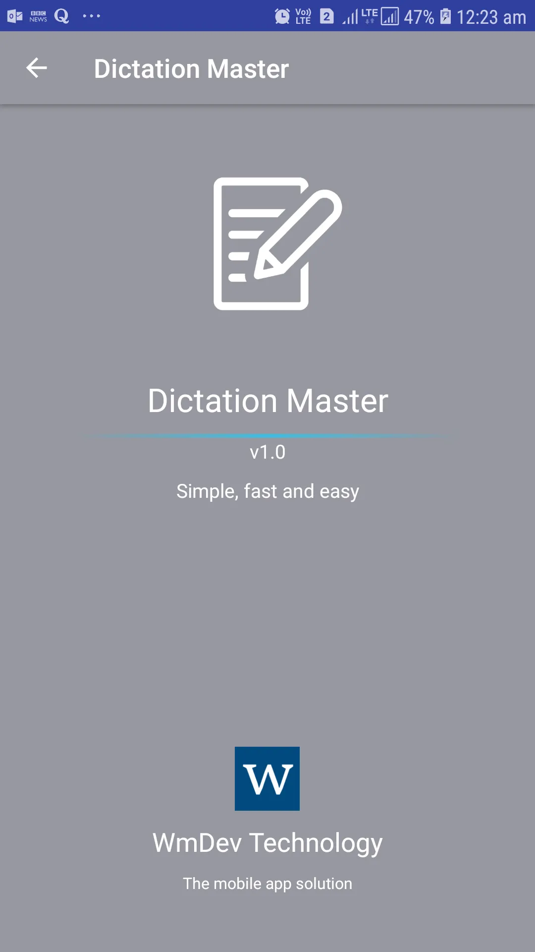 Dictation Master | Indus Appstore | Screenshot