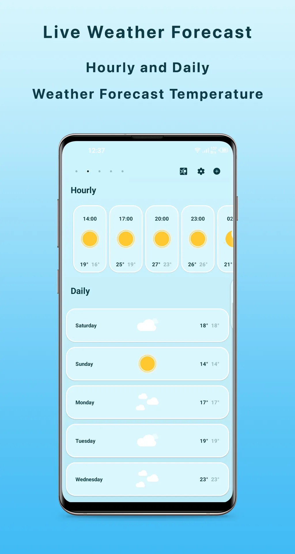 Live Weather Forecast | Indus Appstore | Screenshot