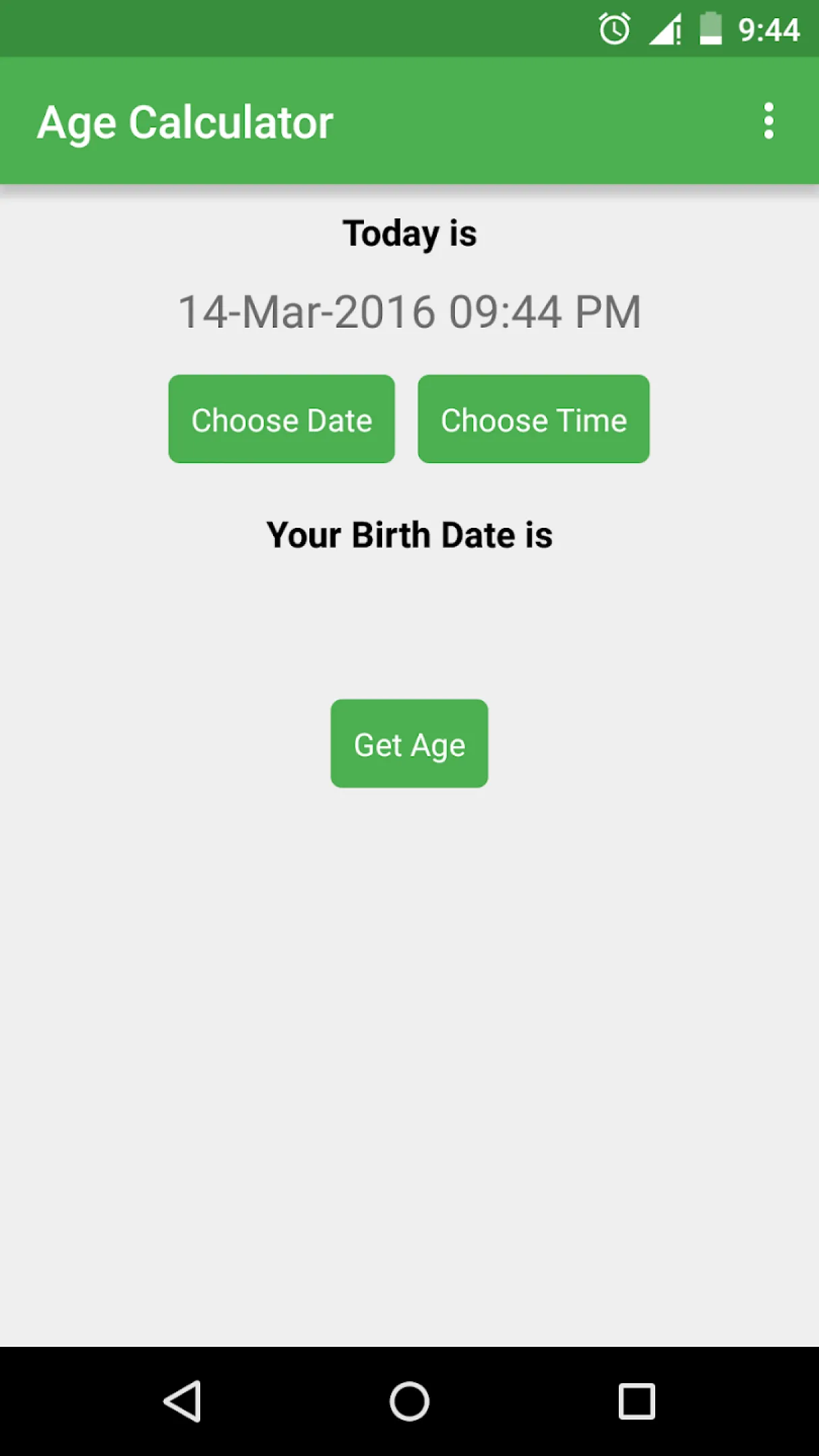 Age Calculator | Indus Appstore | Screenshot