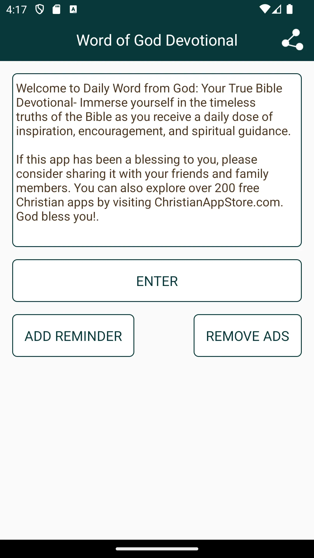 Daily Word of God Devotional | Indus Appstore | Screenshot