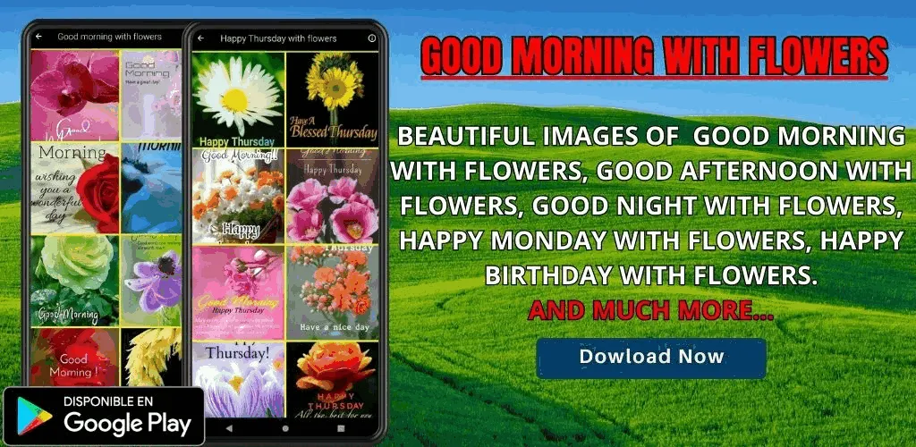 Good Morning with Flowers | Indus Appstore | Screenshot