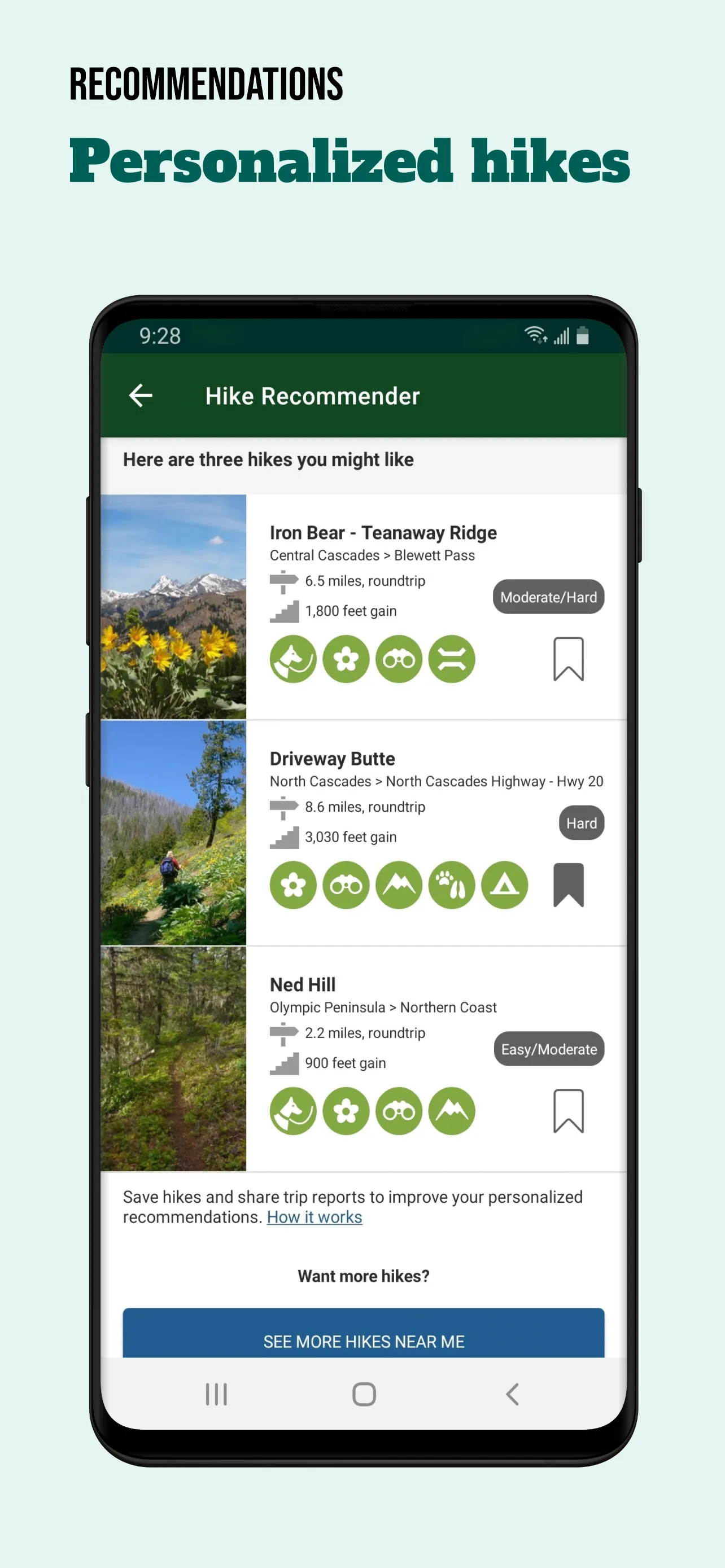 WTA Trailblazer: Go Hiking | Indus Appstore | Screenshot