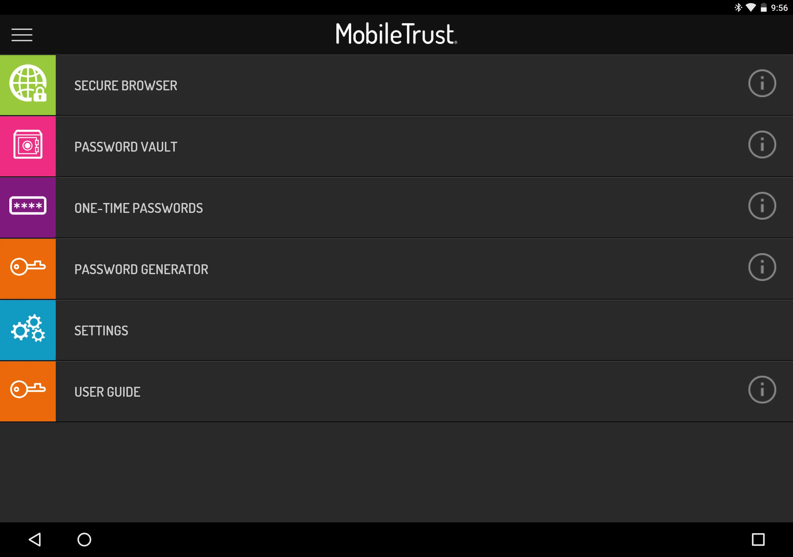 MobileTrust for Android | Indus Appstore | Screenshot