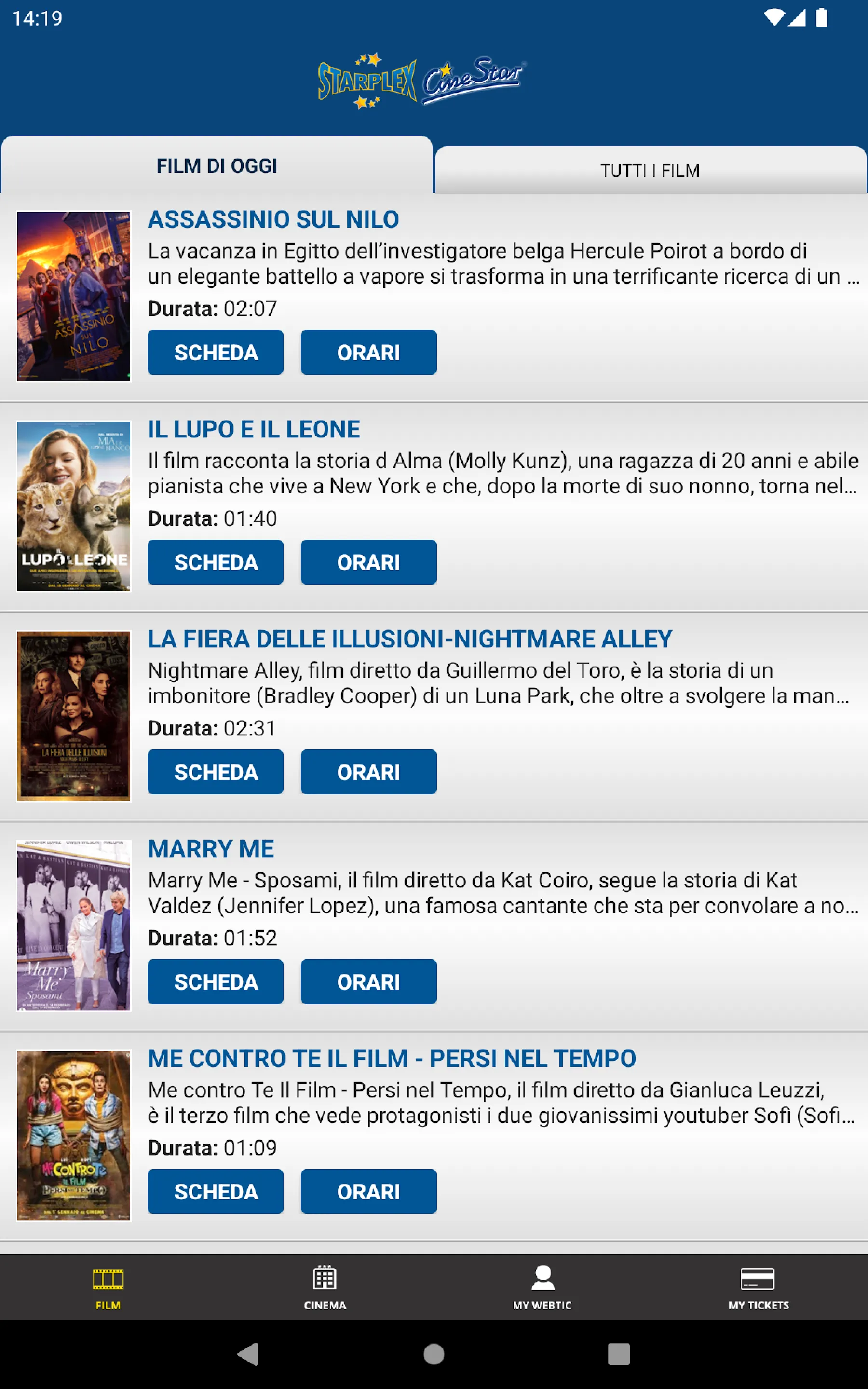 Webtic Starplex Cinema | Indus Appstore | Screenshot