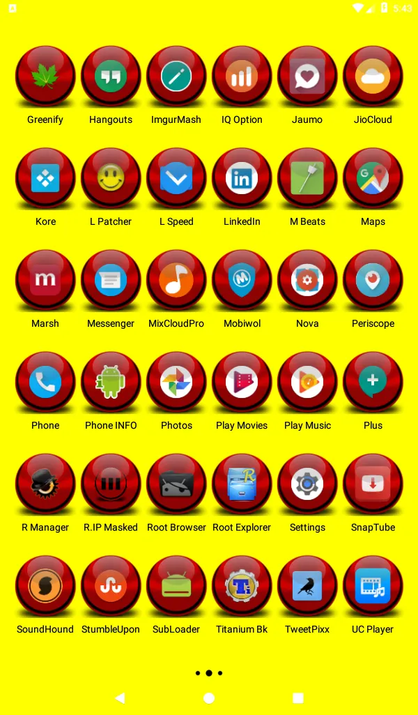 Red Icon Pack Masked | Indus Appstore | Screenshot