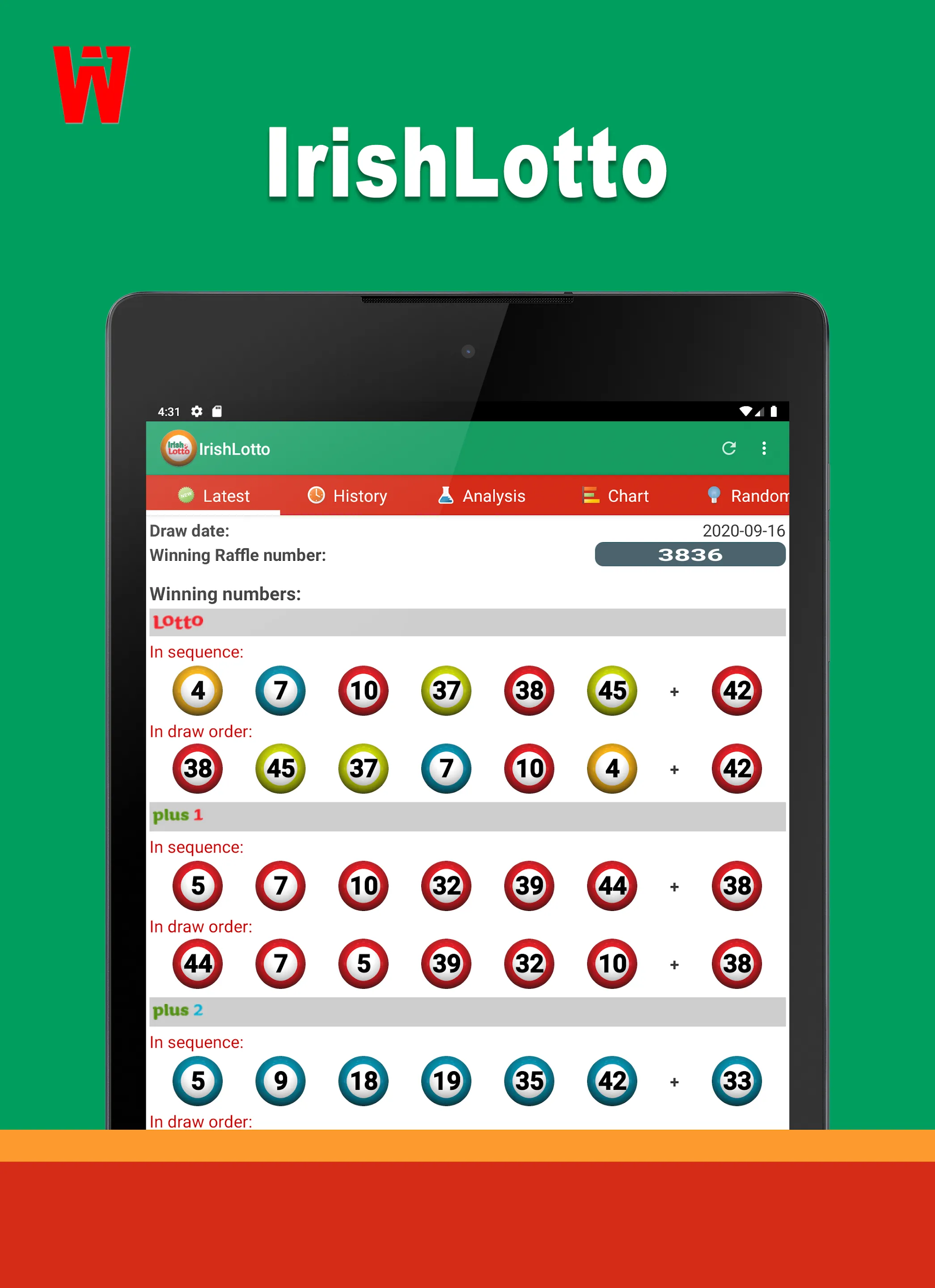 IrishLotto | Indus Appstore | Screenshot