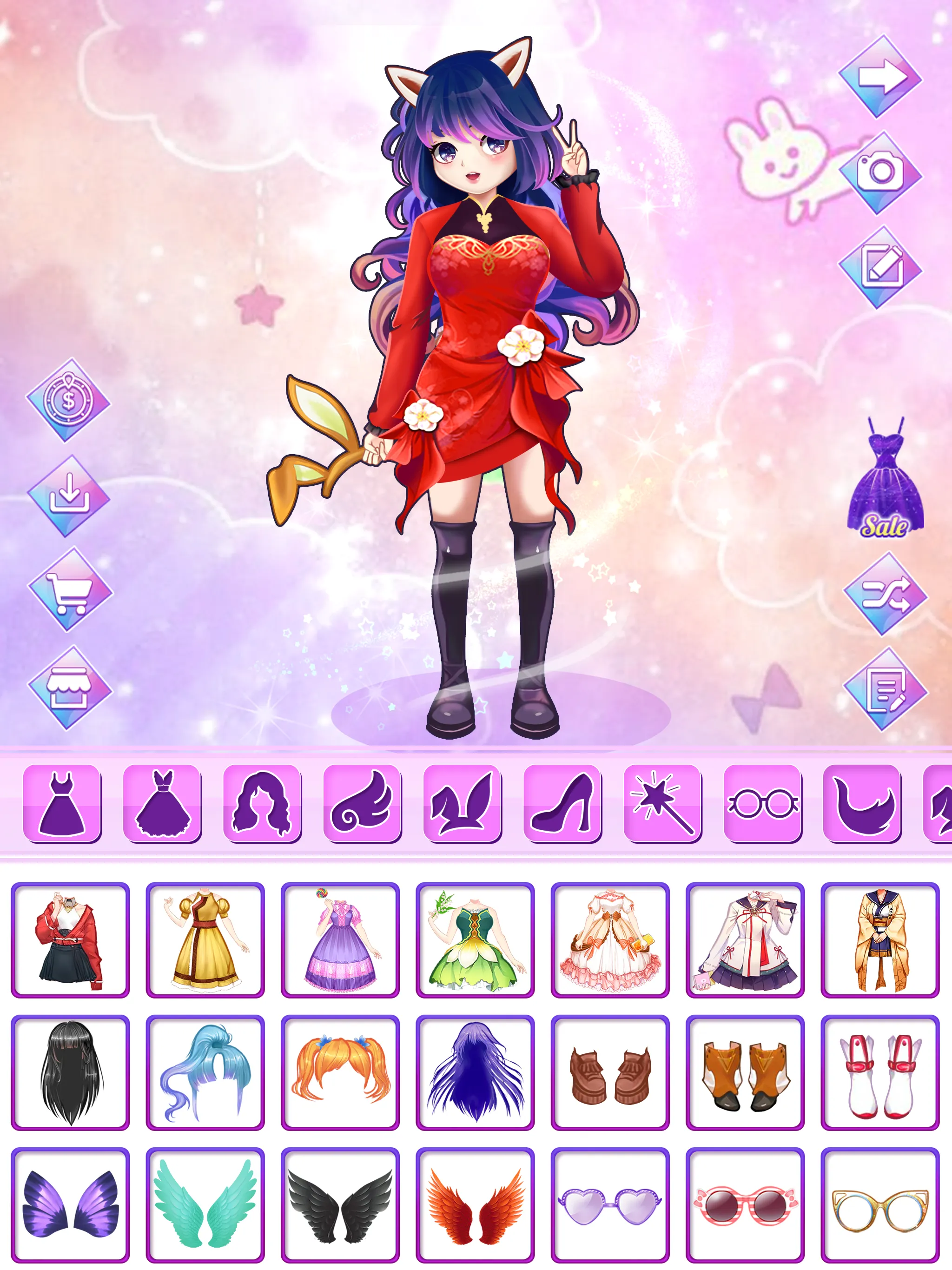 Anime Doll Dress up Girl Games | Indus Appstore | Screenshot