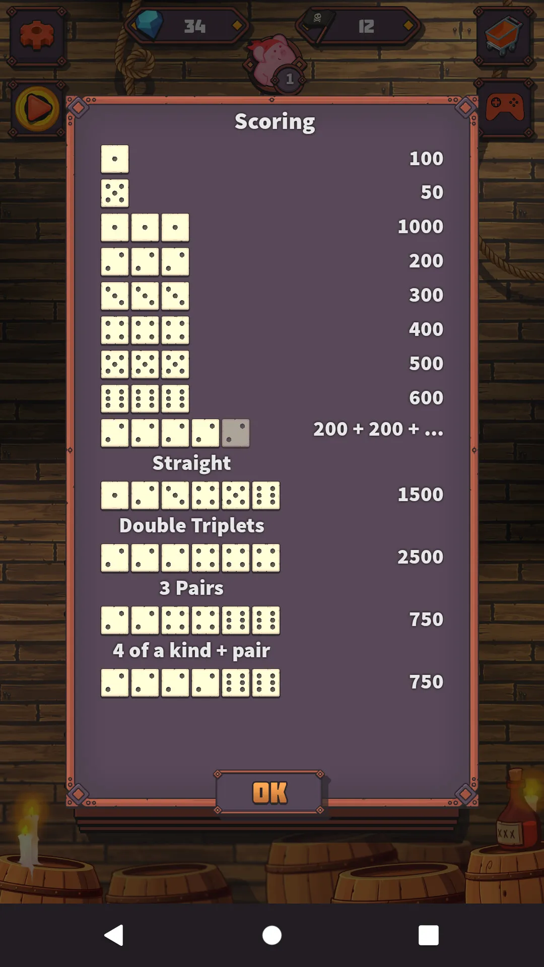 Farkle High Seas Dice | Indus Appstore | Screenshot