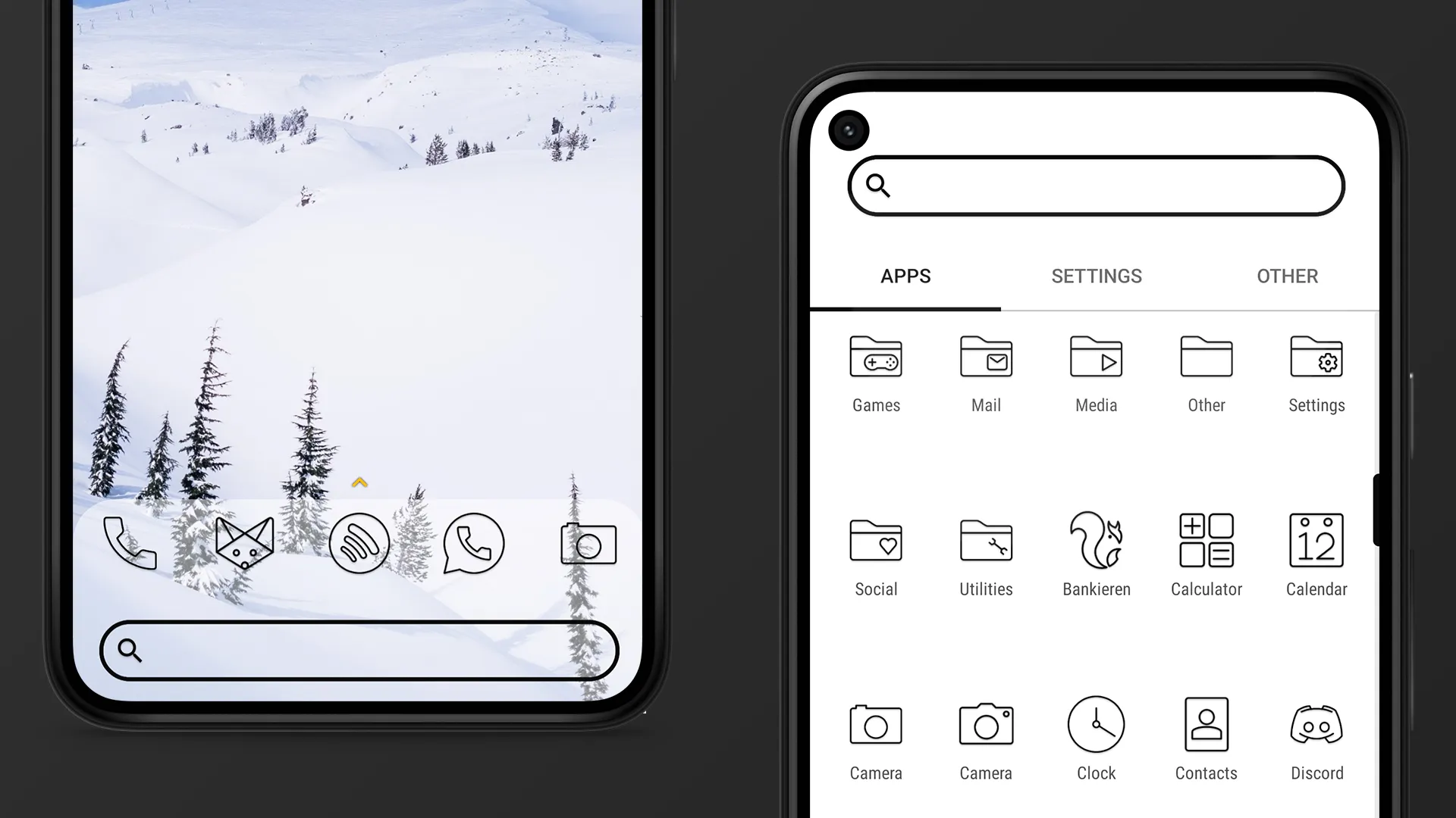 Arcticons Black - Icon Pack | Indus Appstore | Screenshot