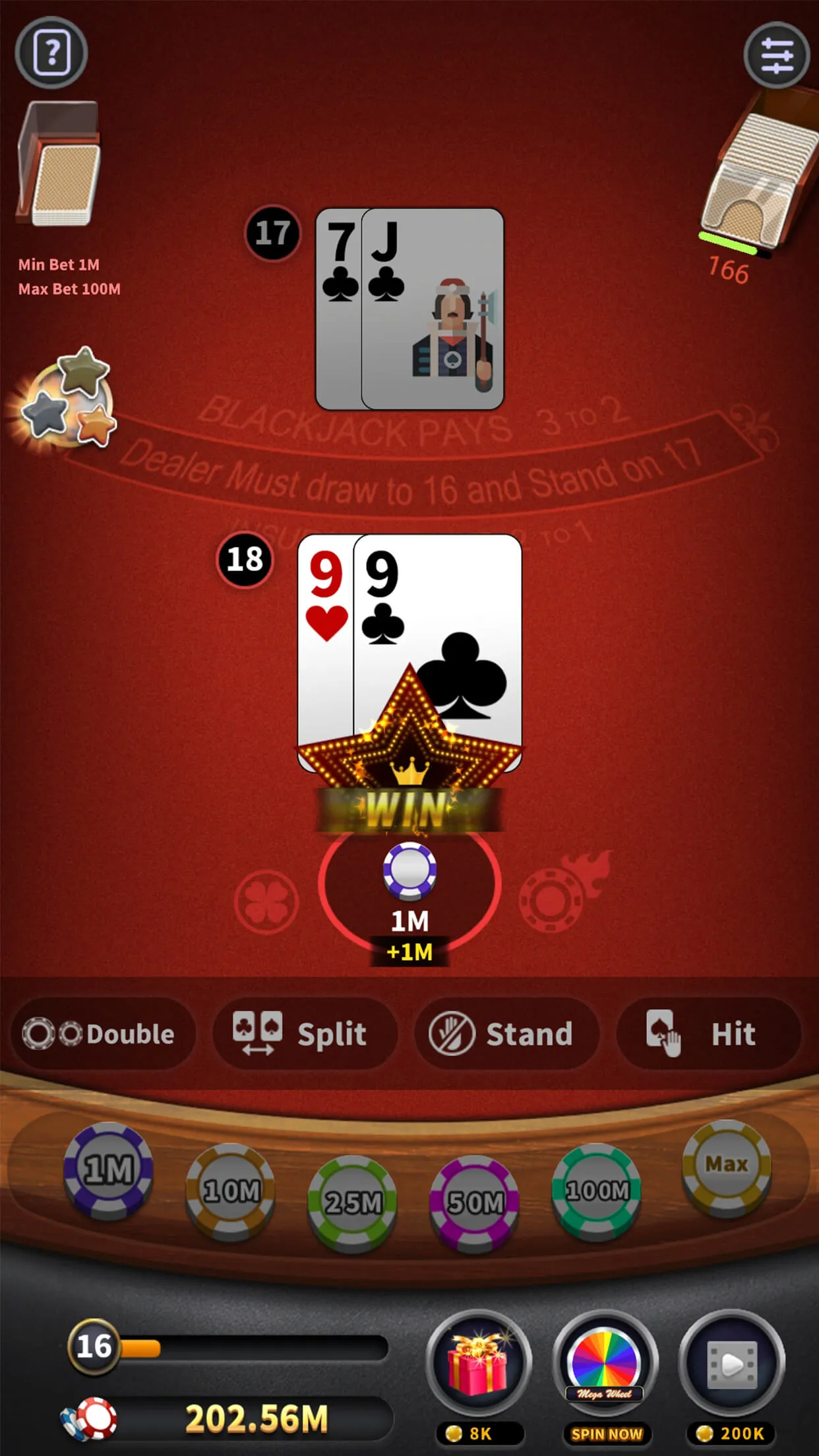 Blackjack 21 offline games | Indus Appstore | Screenshot