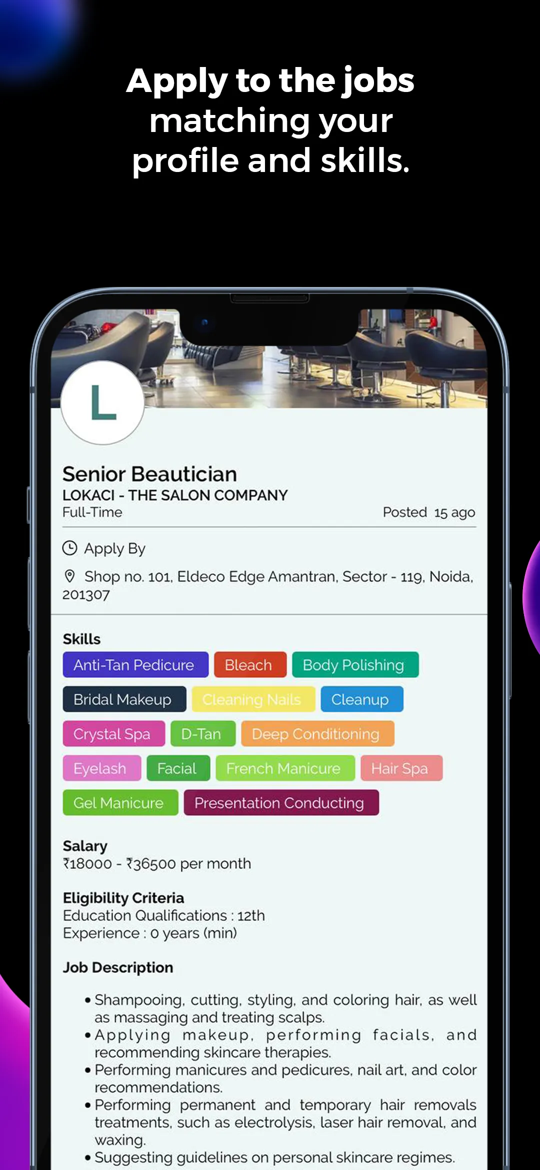 Stylelink - Salon Jobs India | Indus Appstore | Screenshot