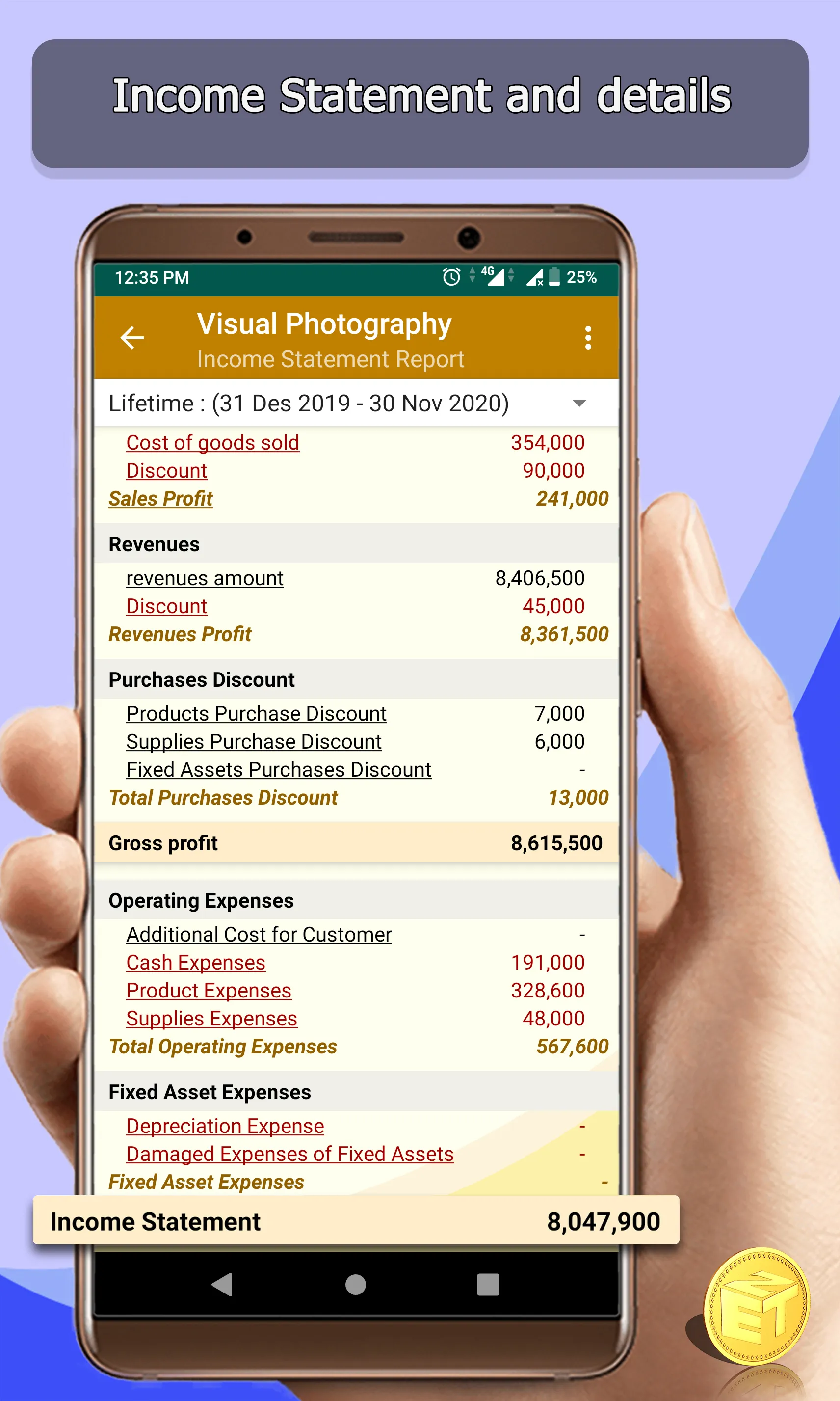 ZET Accounting | Indus Appstore | Screenshot