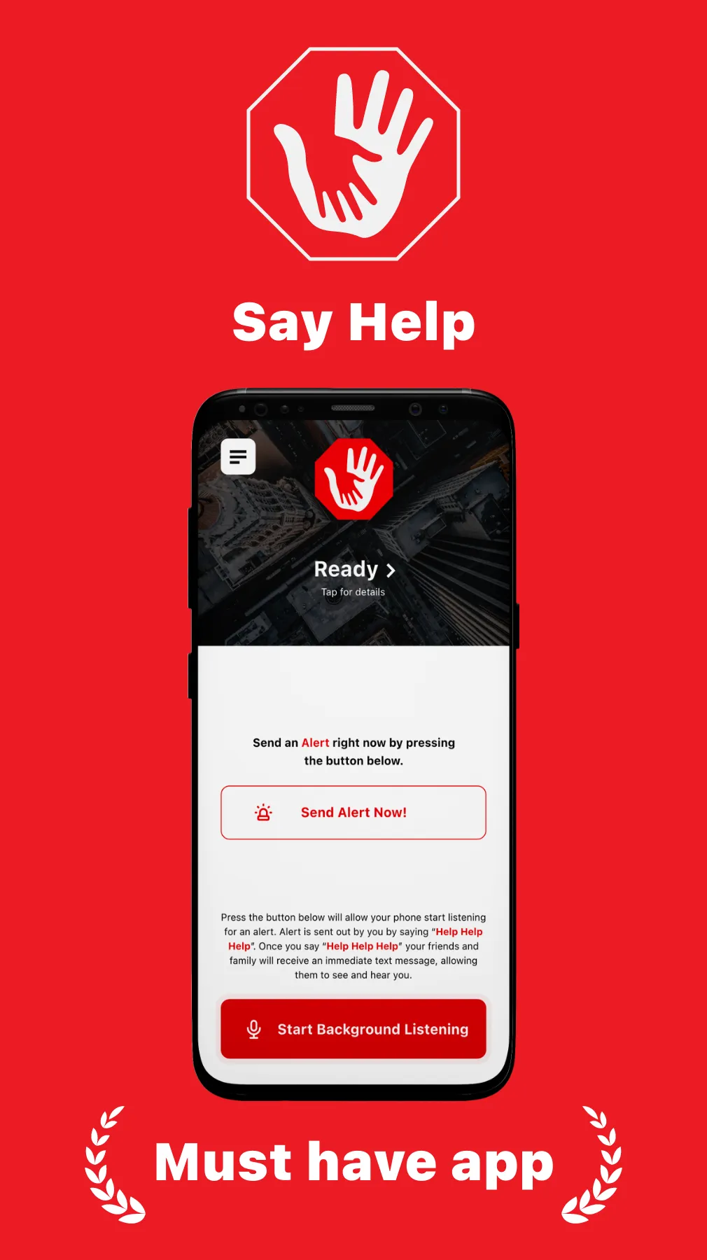 Say Help | Indus Appstore | Screenshot