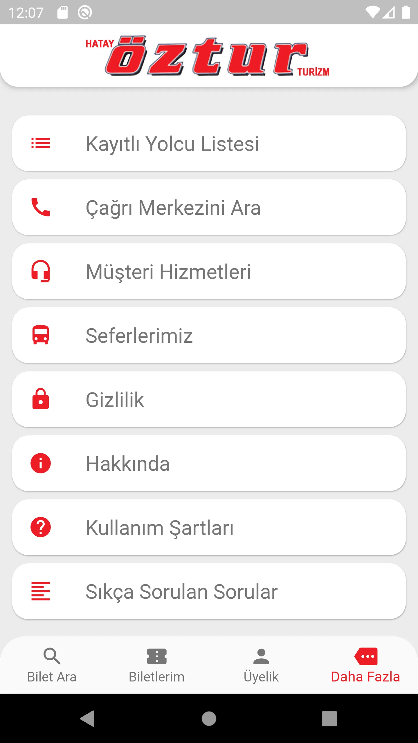 Hatay Öztur Turizm | Indus Appstore | Screenshot