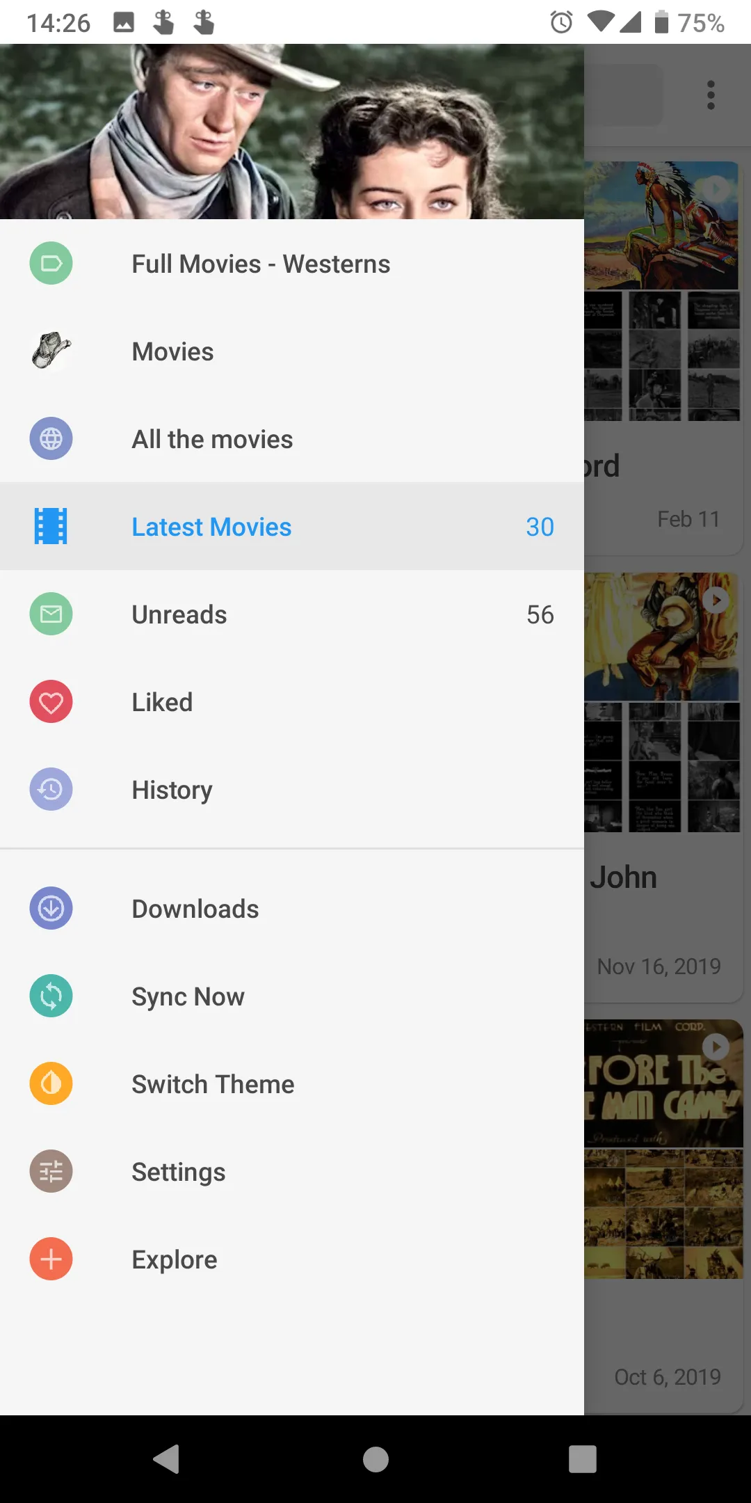 Westerns Movies App | Indus Appstore | Screenshot