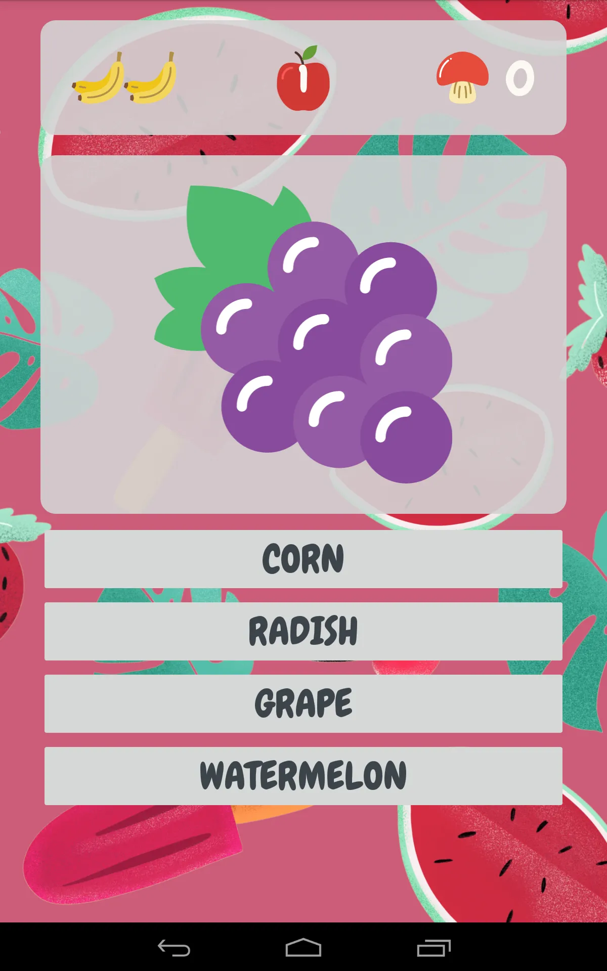 Fruit & Vegetable Quiz - Fruiz | Indus Appstore | Screenshot