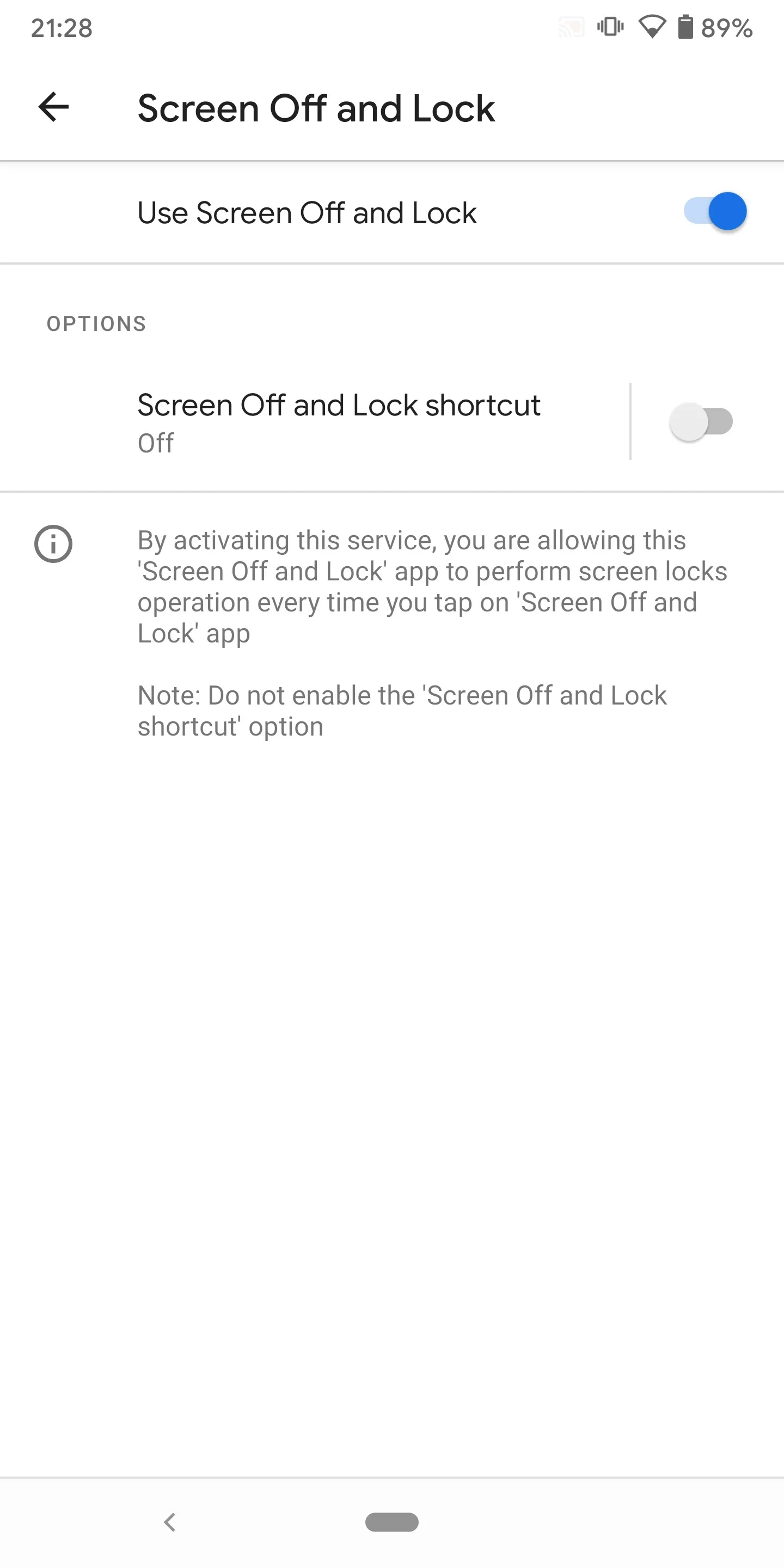 Screen Off and Lock | Indus Appstore | Screenshot