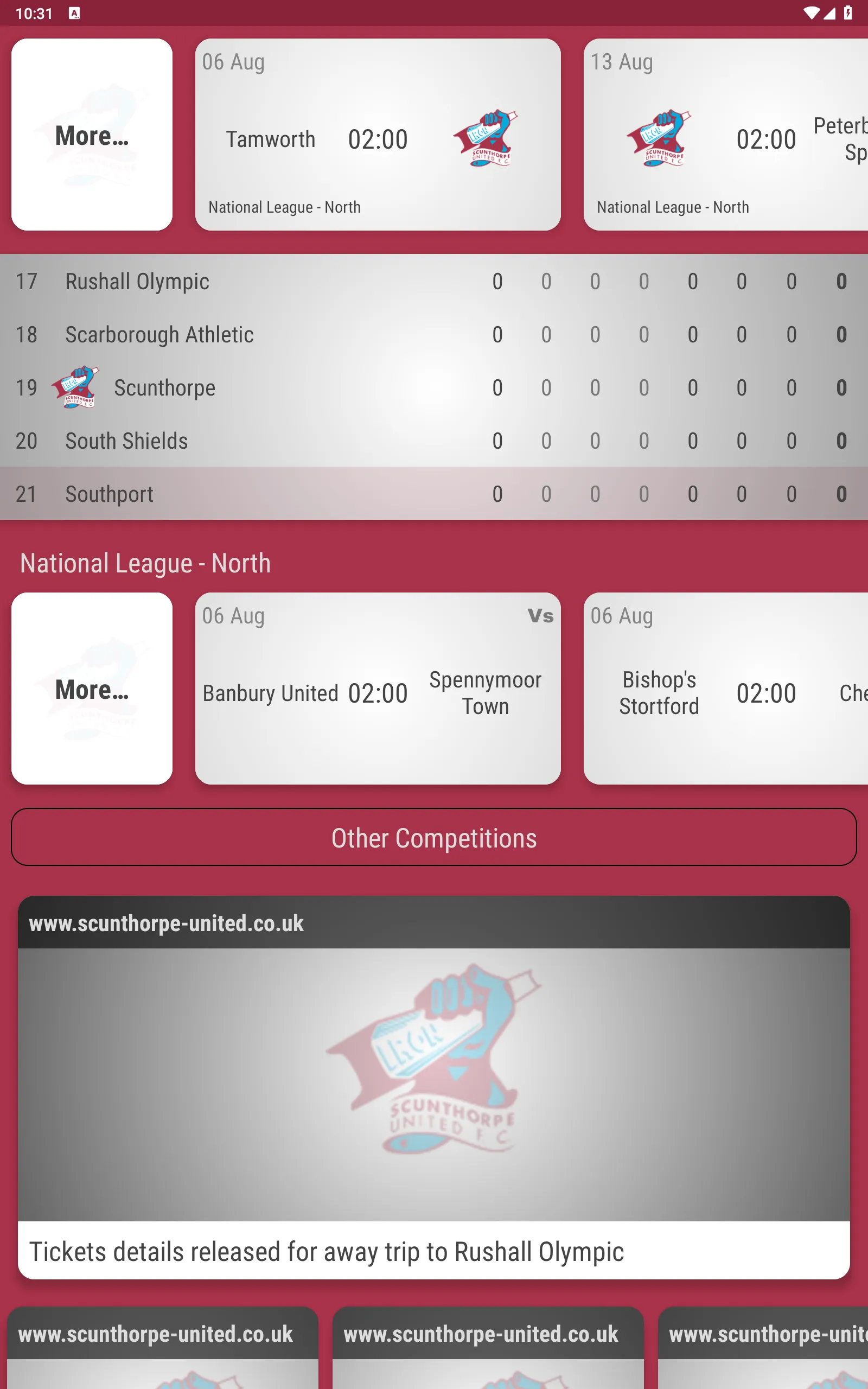 Scunthorpe United Fan App | Indus Appstore | Screenshot