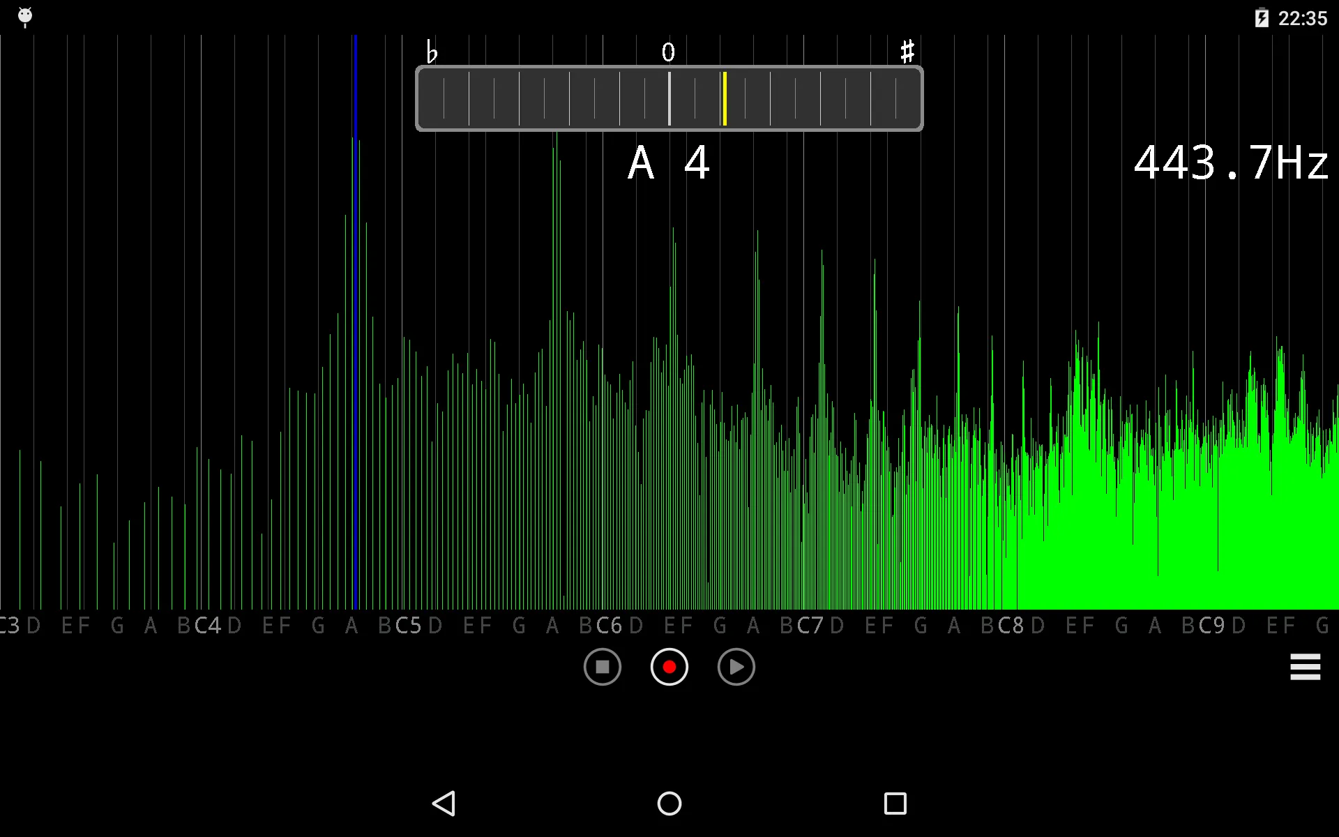 Audio Spectrum Monitor | Indus Appstore | Screenshot