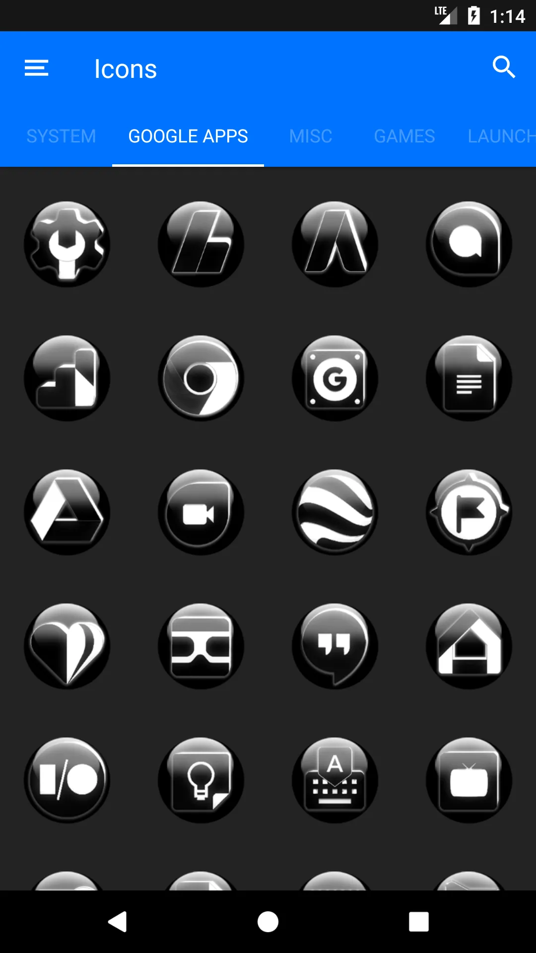 White Glass Orb Icon Pack | Indus Appstore | Screenshot