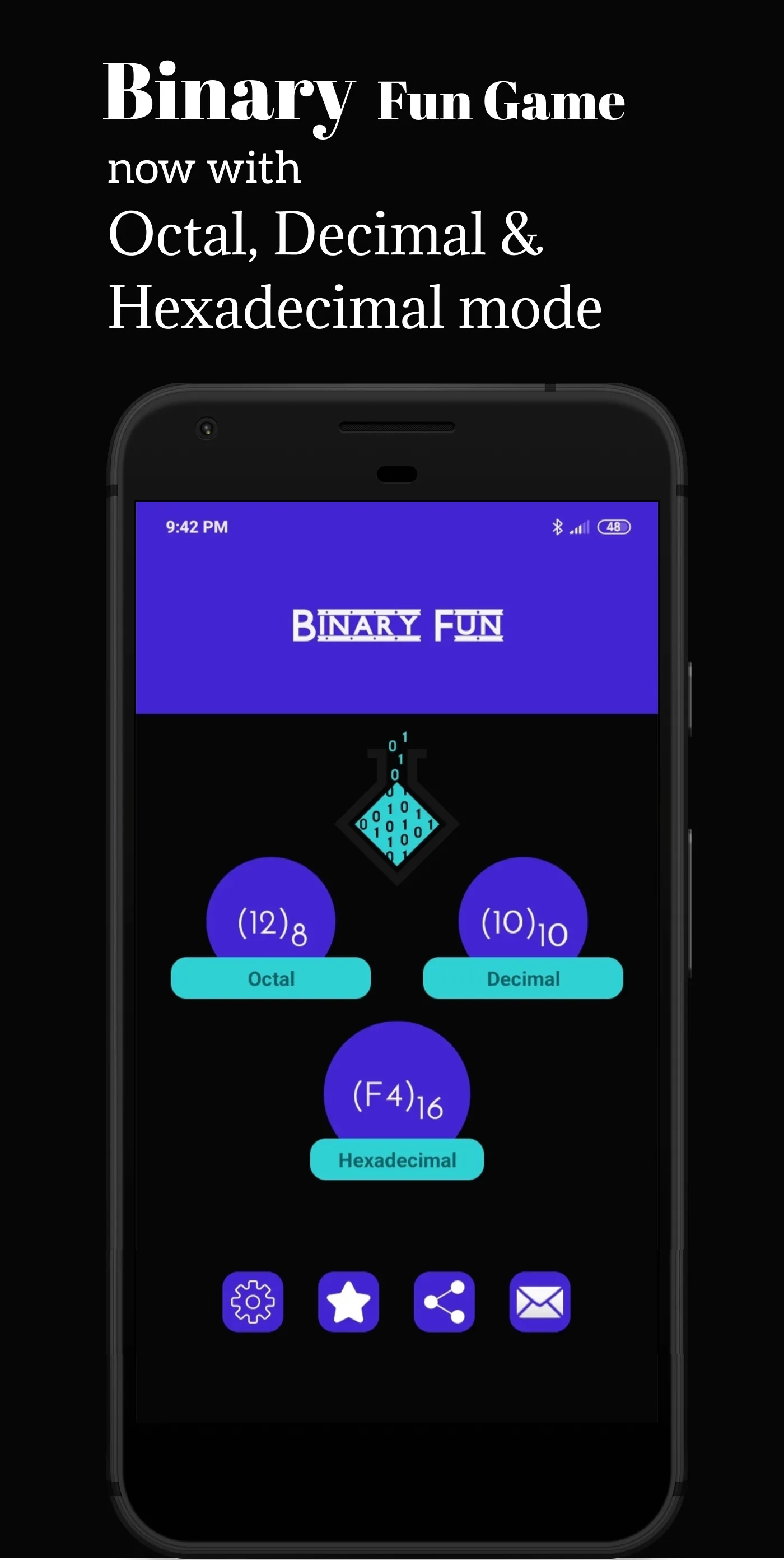 Binary Fun: Number System Game | Indus Appstore | Screenshot