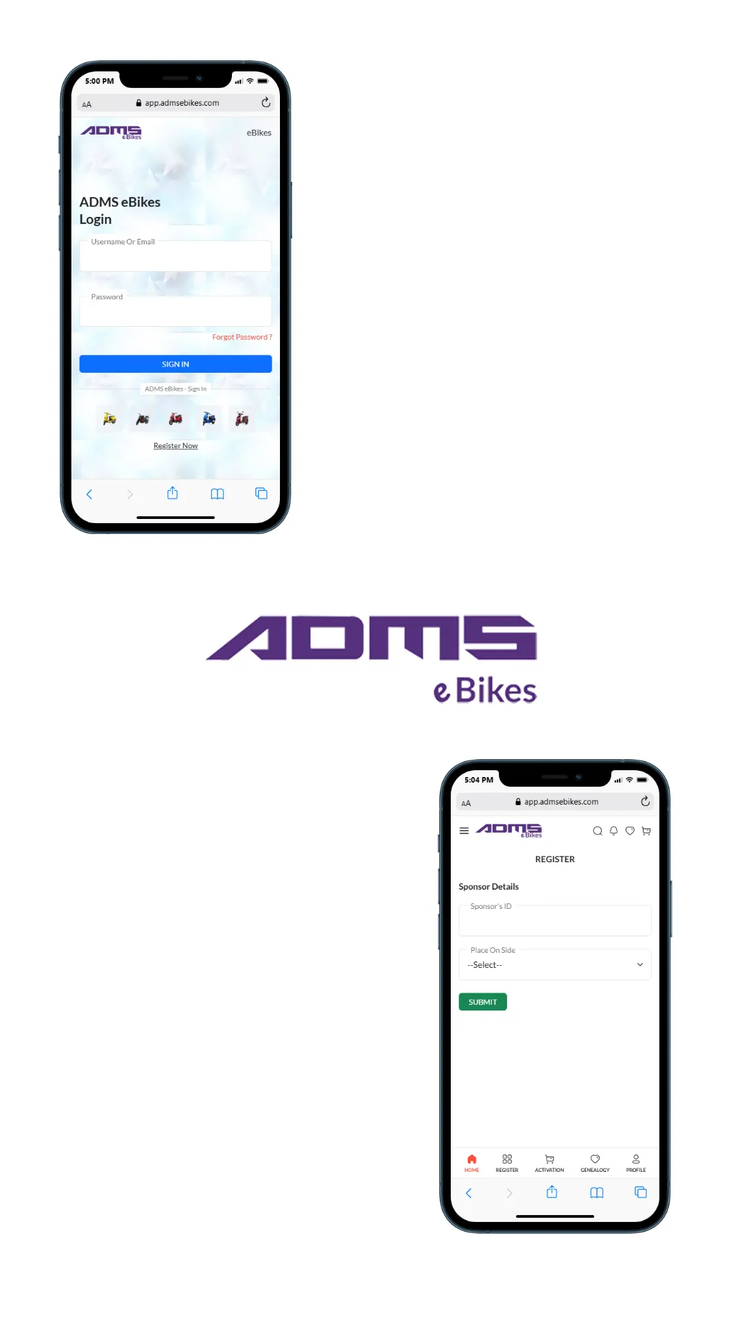 ADMS EBikes | Indus Appstore | Screenshot