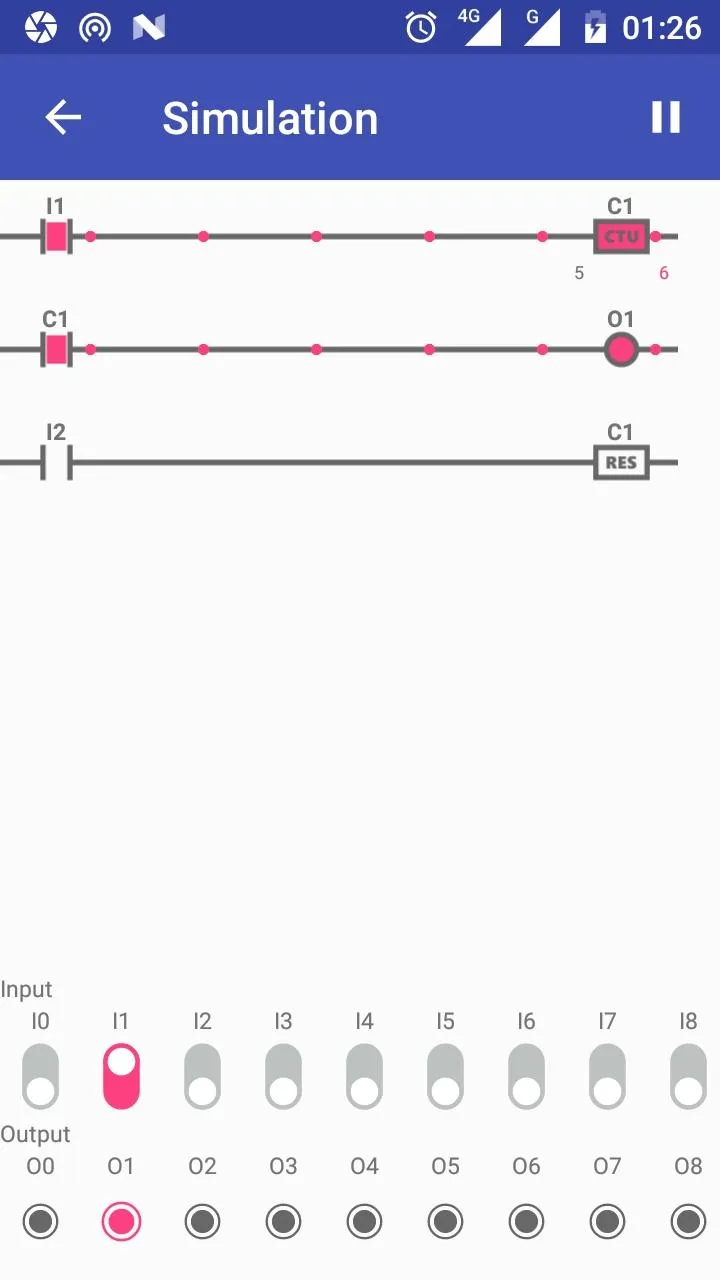 PLC Ladder Logic Simulator | Indus Appstore | Screenshot