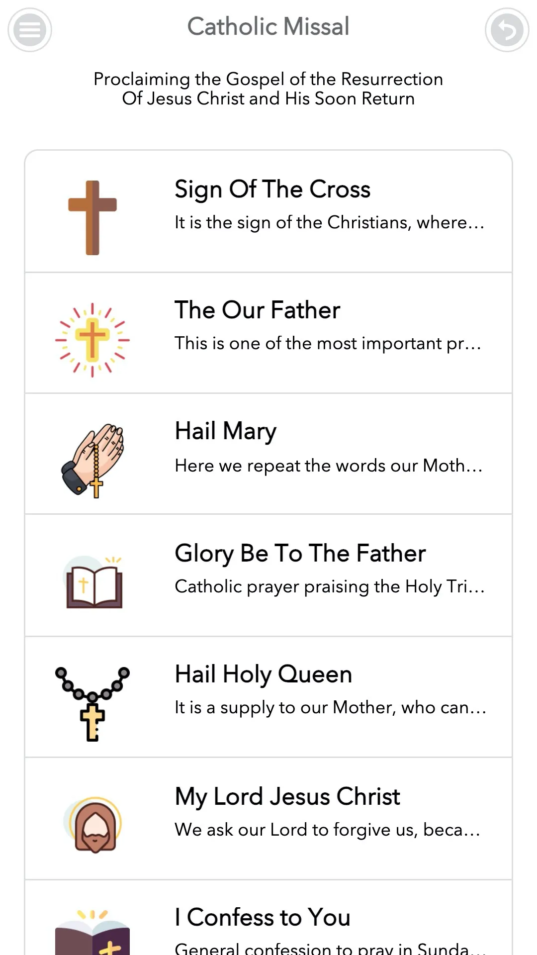 Catholic Missal | Indus Appstore | Screenshot