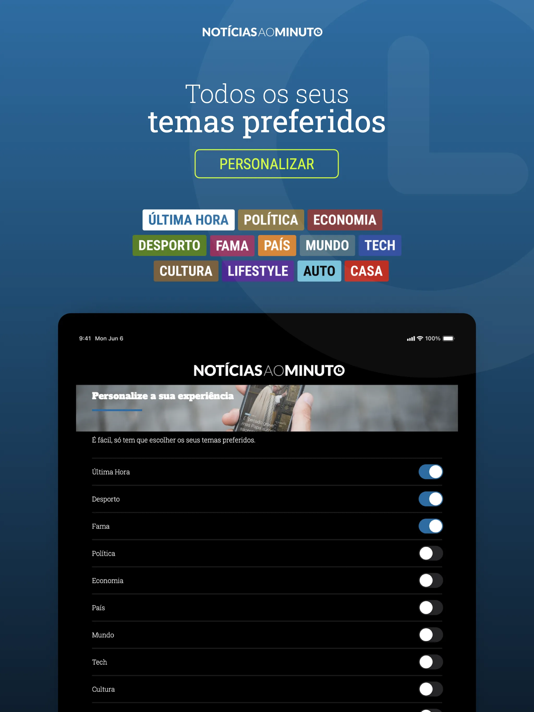 Notícias ao Minuto Portugal | Indus Appstore | Screenshot