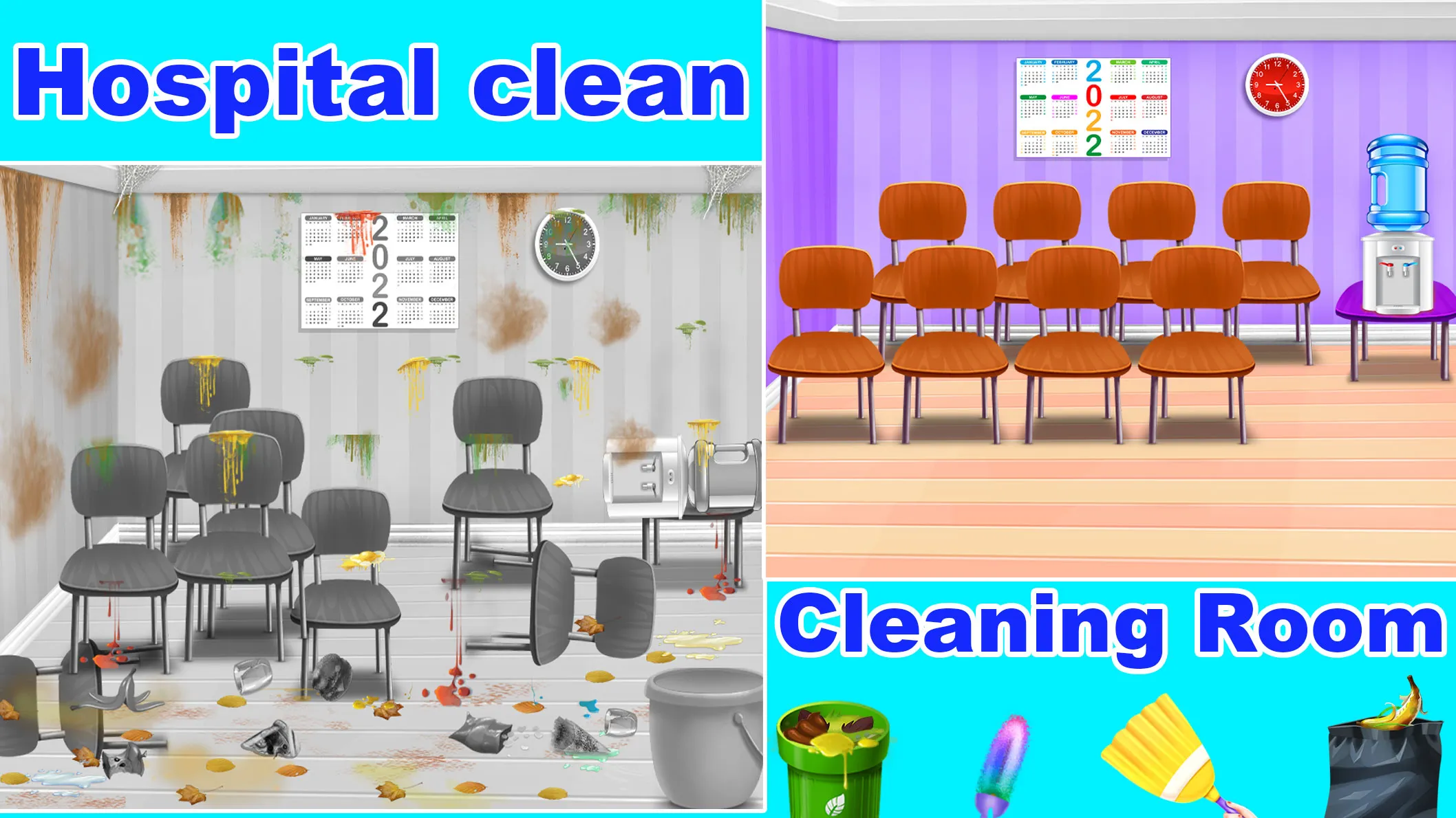 Girls Hospital Cleaning Games | Indus Appstore | Screenshot