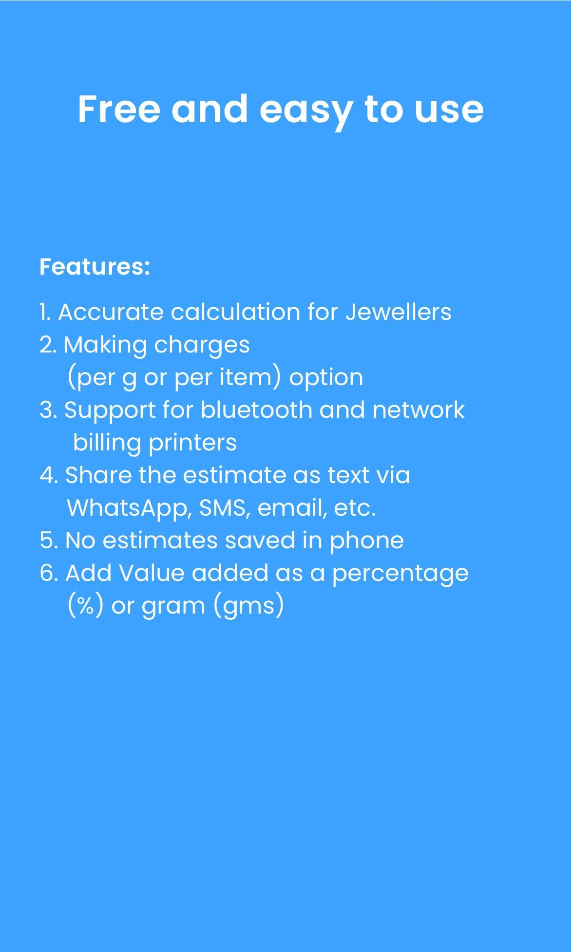 Jewellery Estimate Billing | Indus Appstore | Screenshot