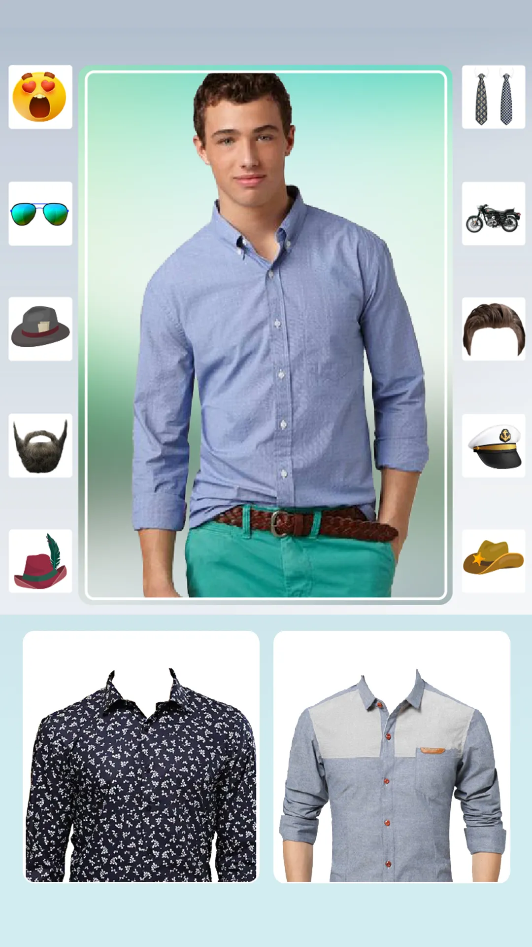 Men Formal Shirt Photo Editor | Indus Appstore | Screenshot