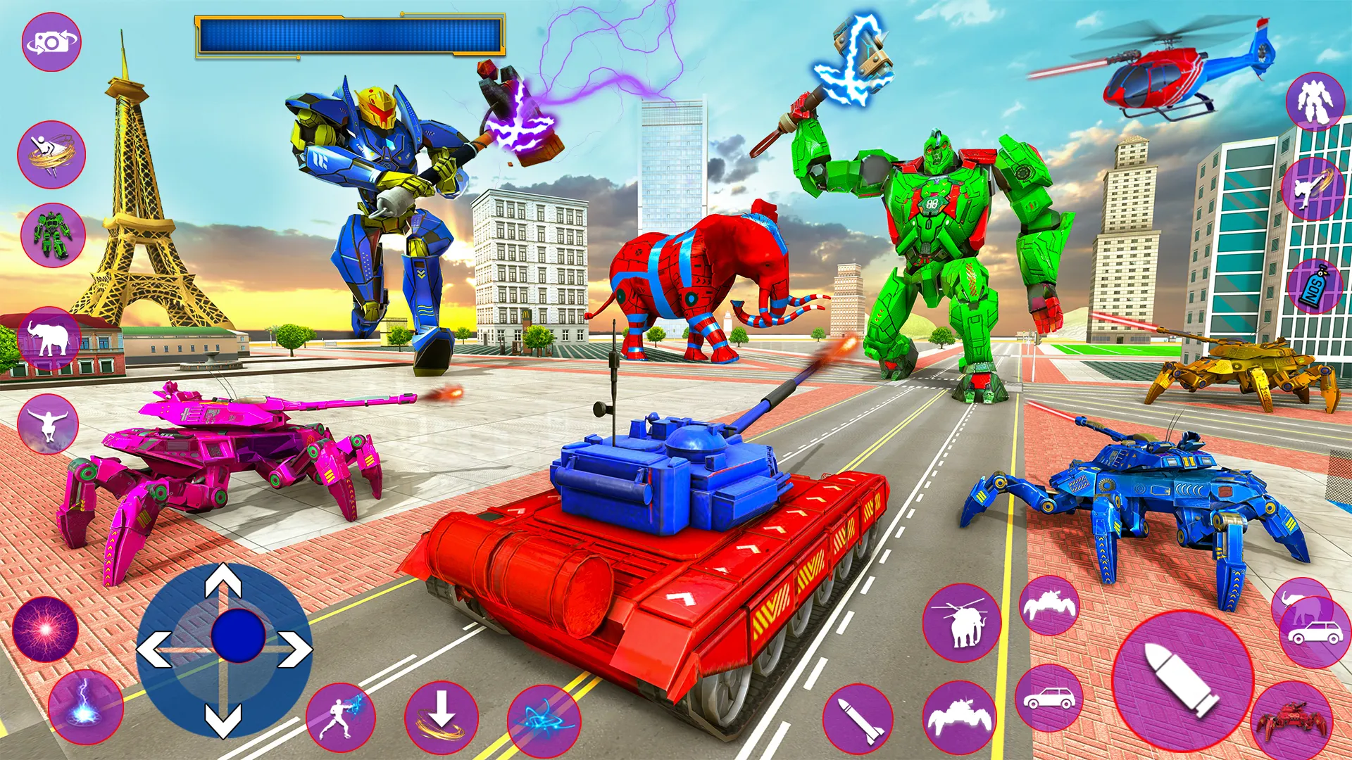 Spider Mech Wars - Robot Game | Indus Appstore | Screenshot