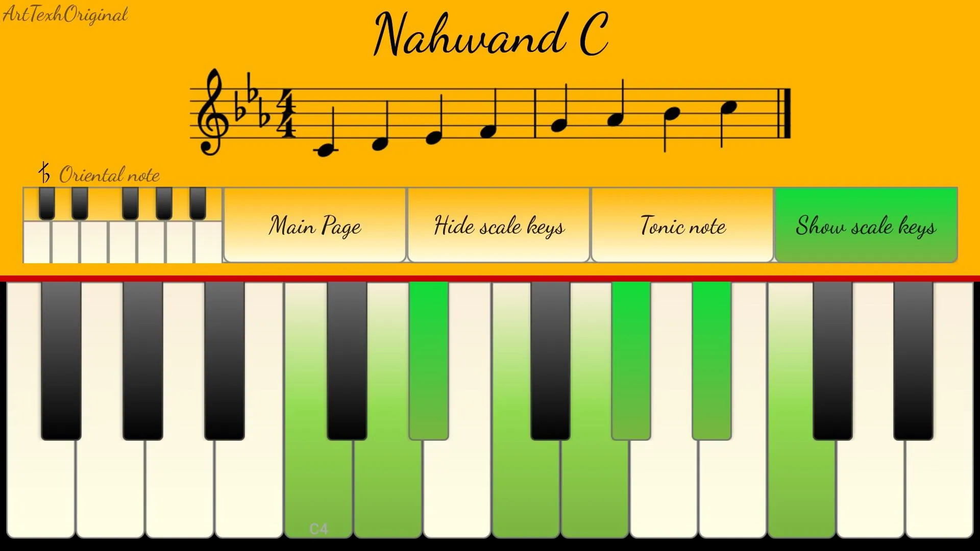 Oriental music scales | Indus Appstore | Screenshot