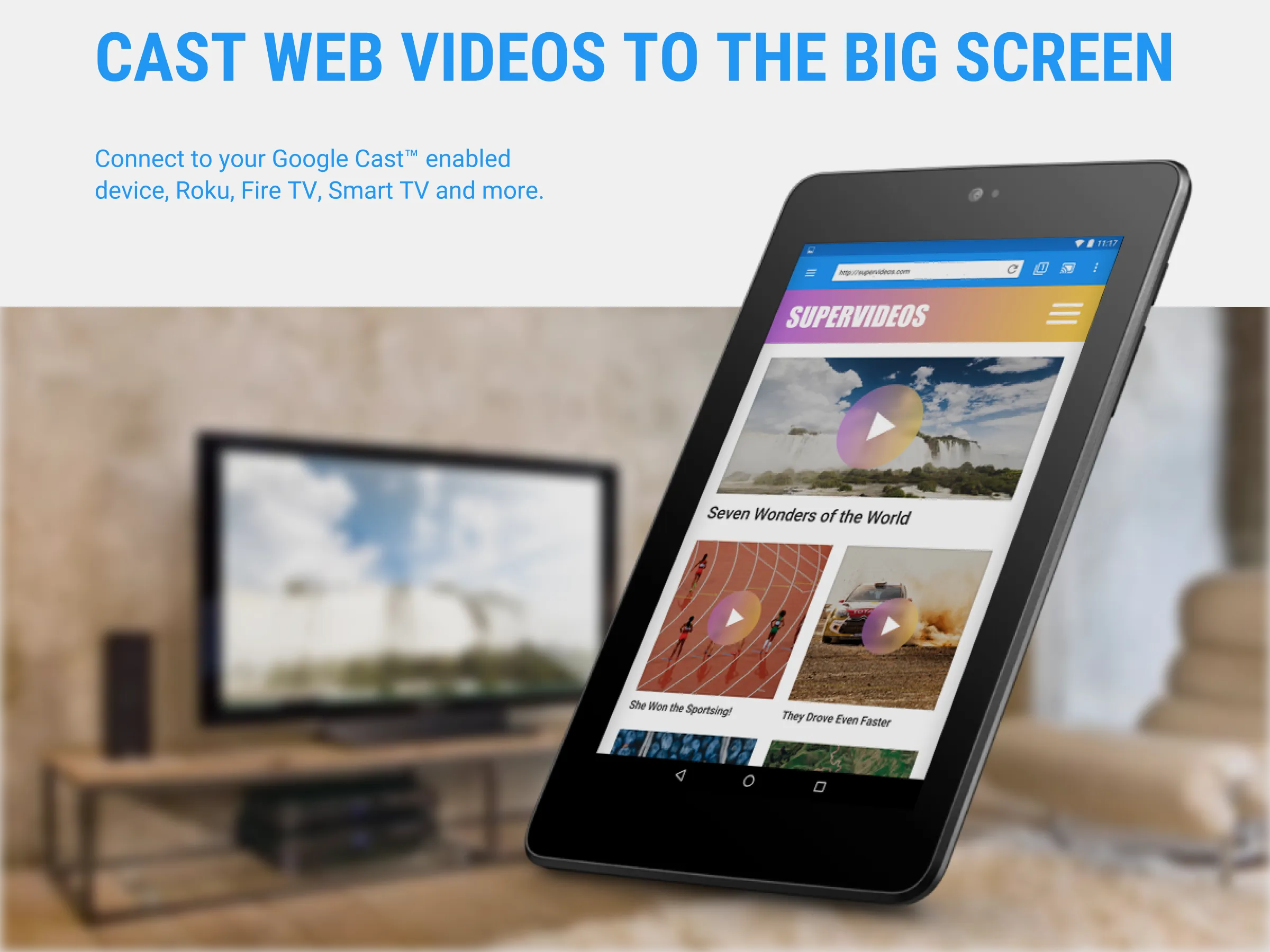 Web Video Cast | Browser to TV | Indus Appstore | Screenshot