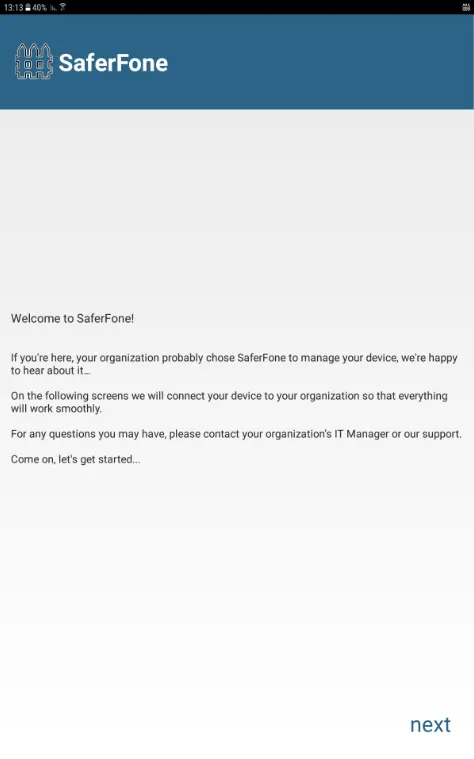 SaferFone EMM | Indus Appstore | Screenshot