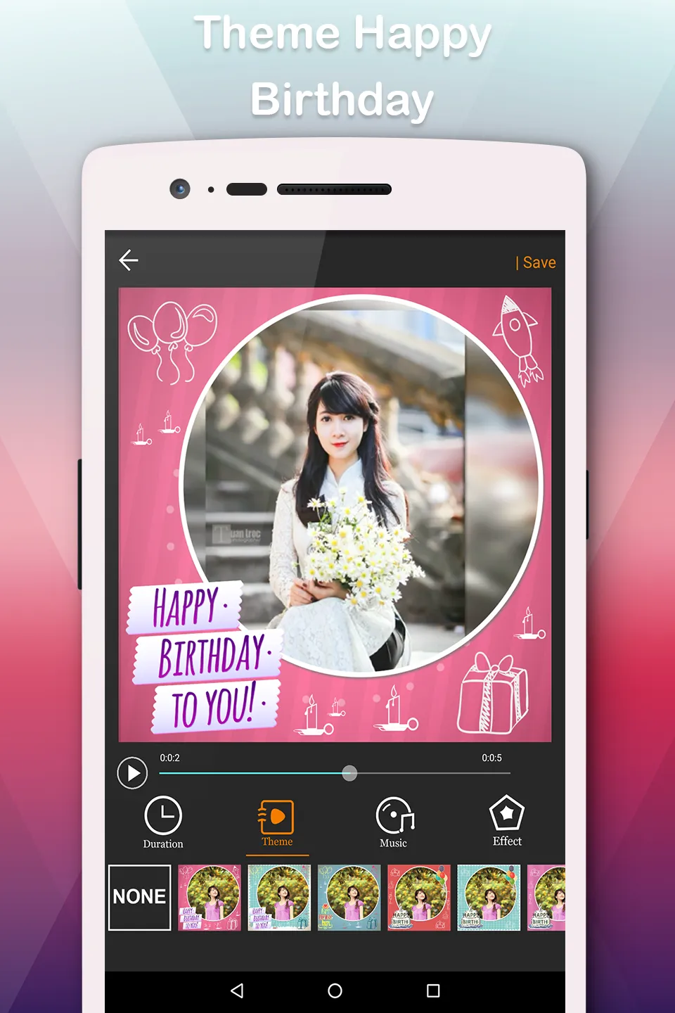 Happy Birthday Video Maker | Indus Appstore | Screenshot