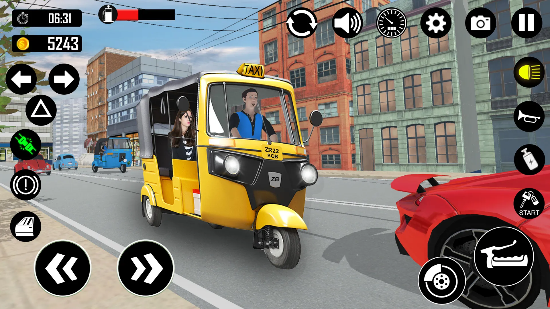 Tuk Tuk Rickshaw Games Taxi 3D | Indus Appstore | Screenshot