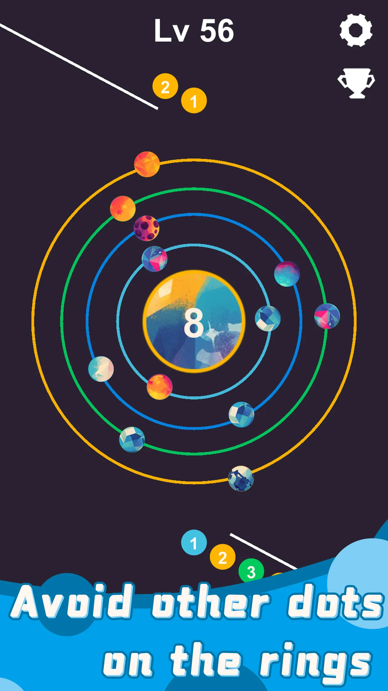 Dots Order 2 - Dual Orbits | Indus Appstore | Screenshot