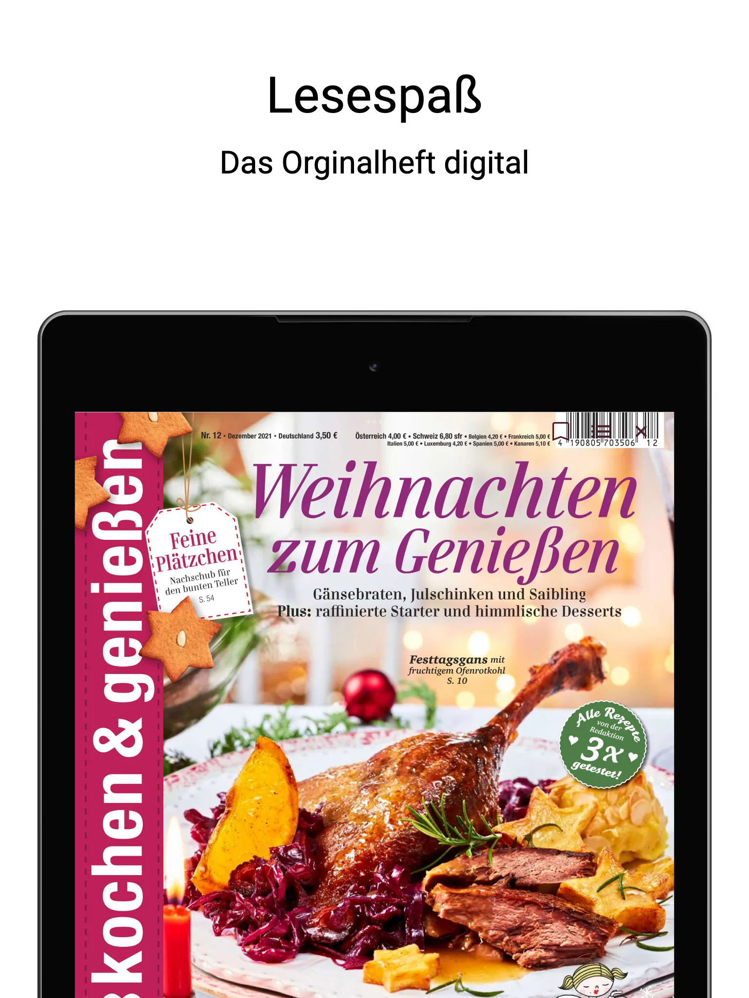 kochen & genießen - ePaper | Indus Appstore | Screenshot