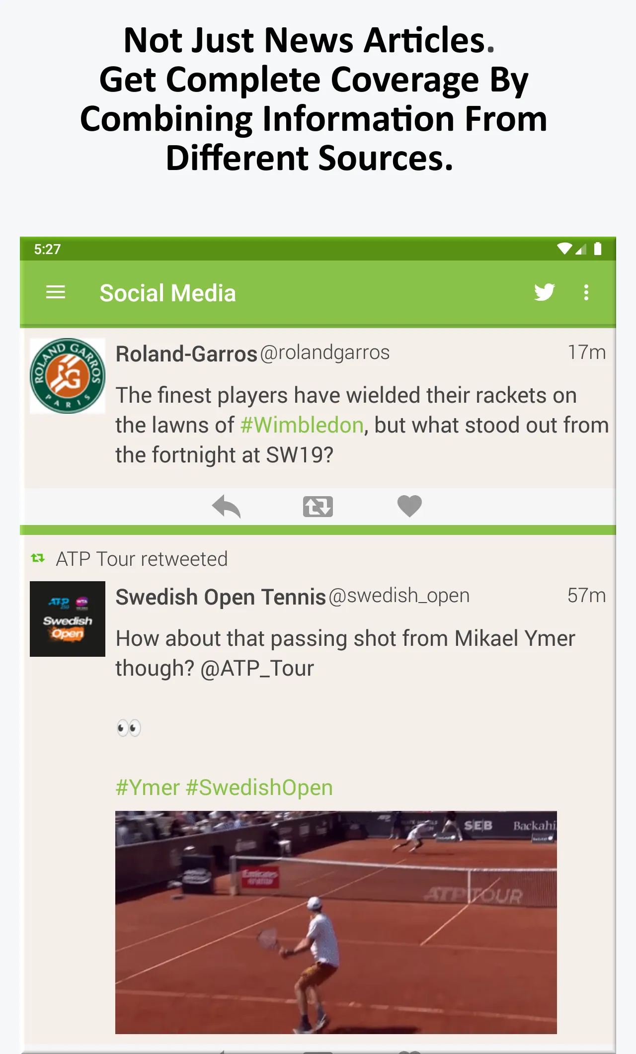 Tennis News | Indus Appstore | Screenshot