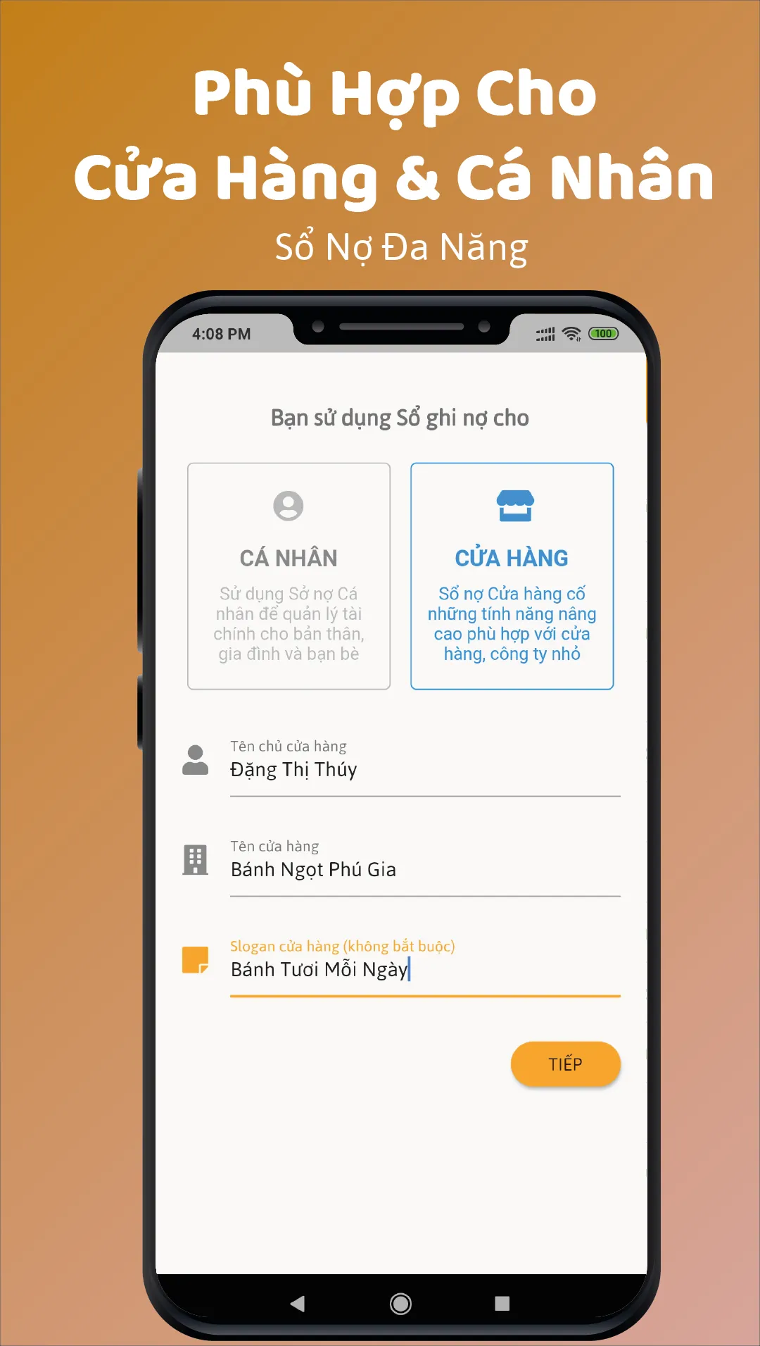 Sổ Ghi Nợ SONO | Indus Appstore | Screenshot