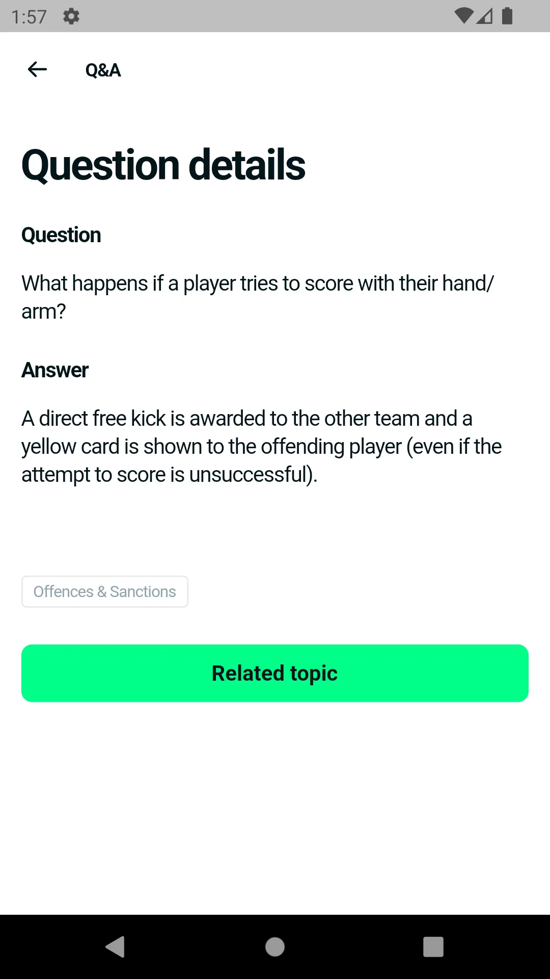 Football Rules by The IFAB | Indus Appstore | Screenshot