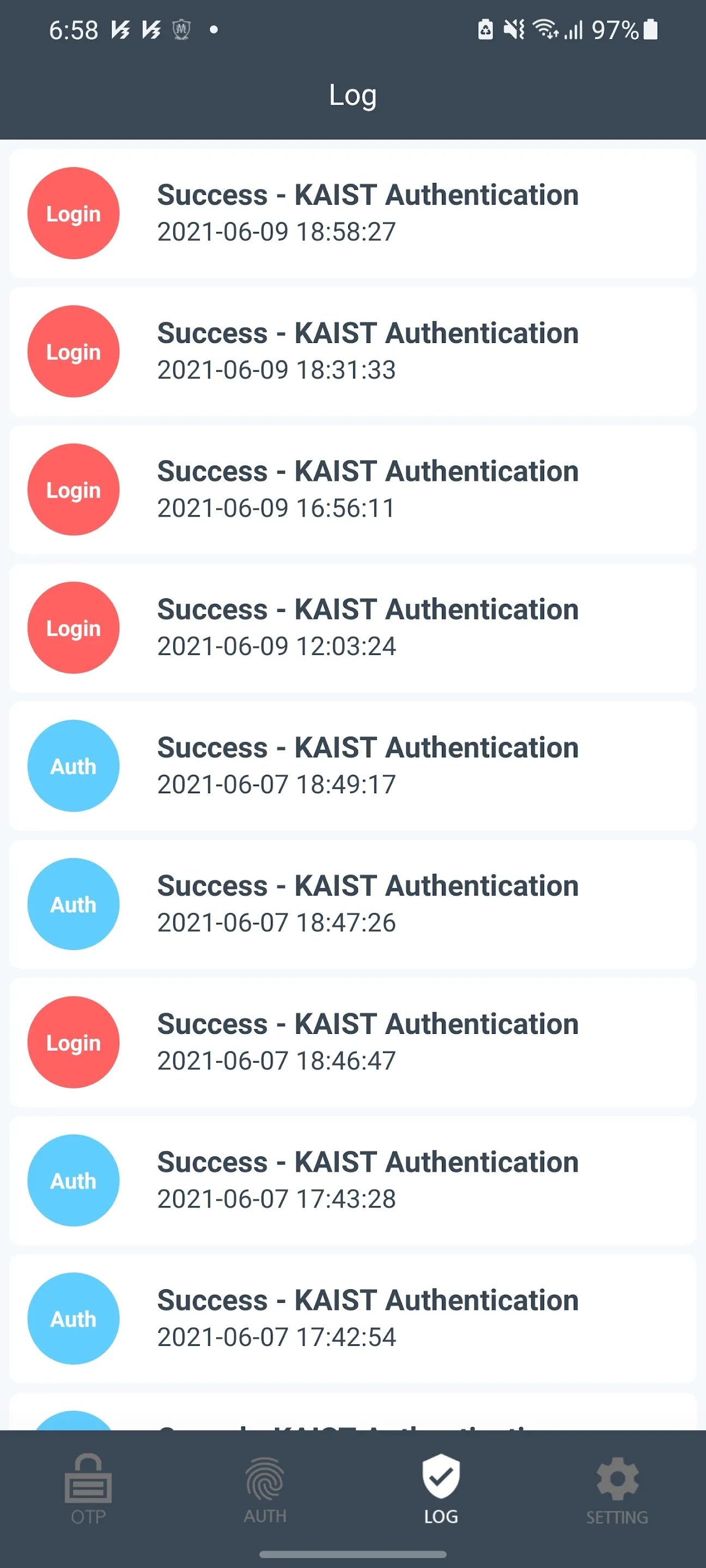 KAIST Auth | Indus Appstore | Screenshot