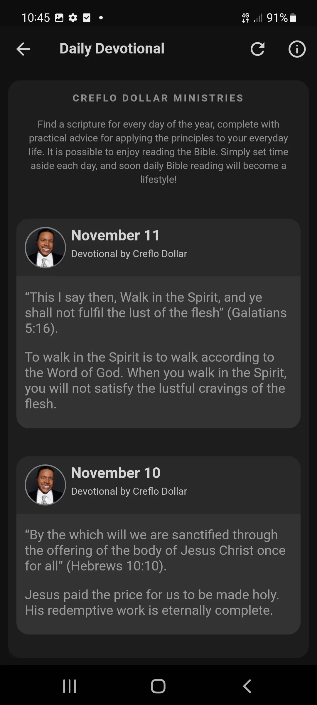 Creflo Dollar's Sermons | Indus Appstore | Screenshot