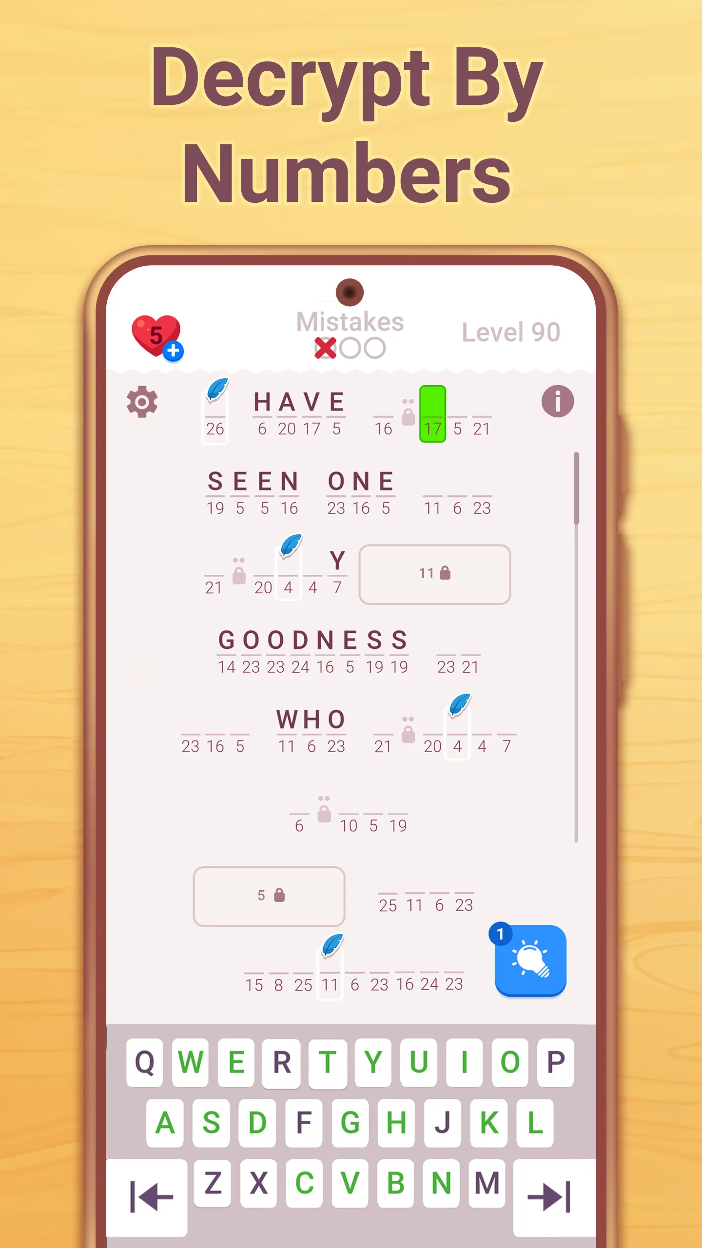 Cryptogram - Word Brain Puzzle | Indus Appstore | Screenshot