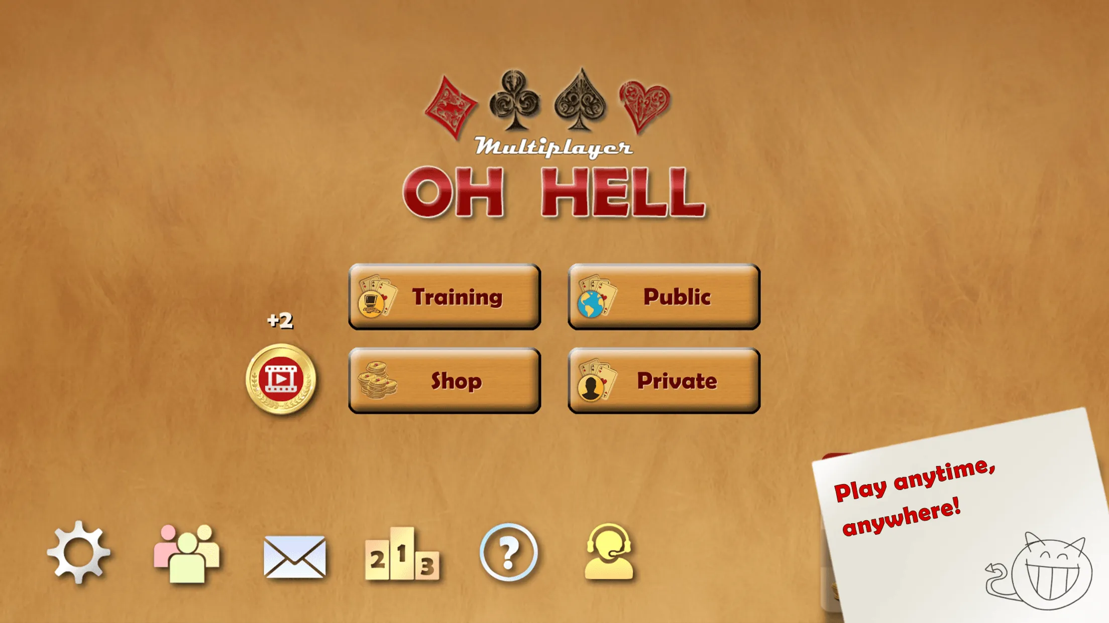 Oh Hell | Bid Whist | Spades | Indus Appstore | Screenshot