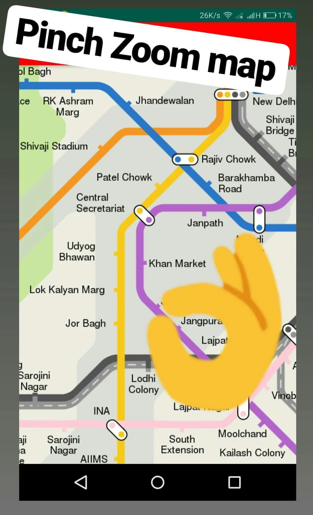 Delhi Metro Traveller | Indus Appstore | Screenshot