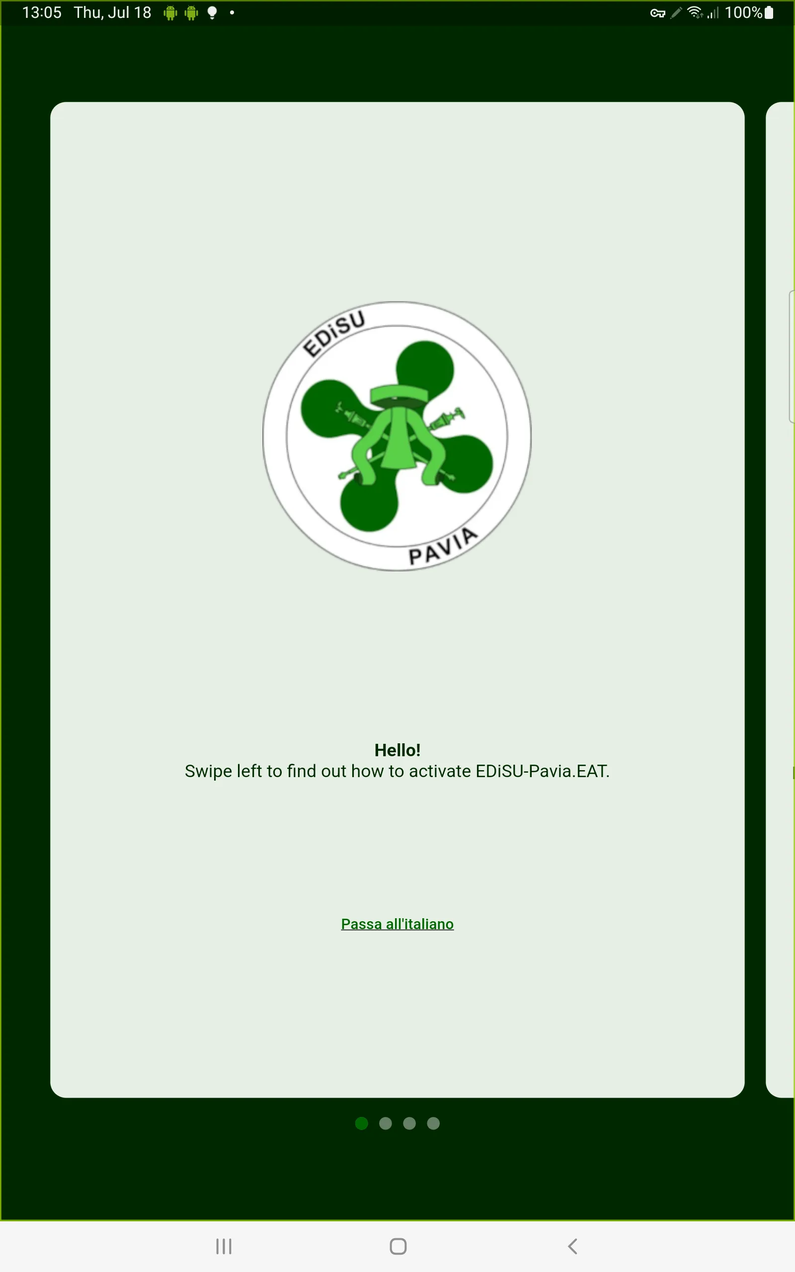 EDiSU-Pavia.EAT | Indus Appstore | Screenshot