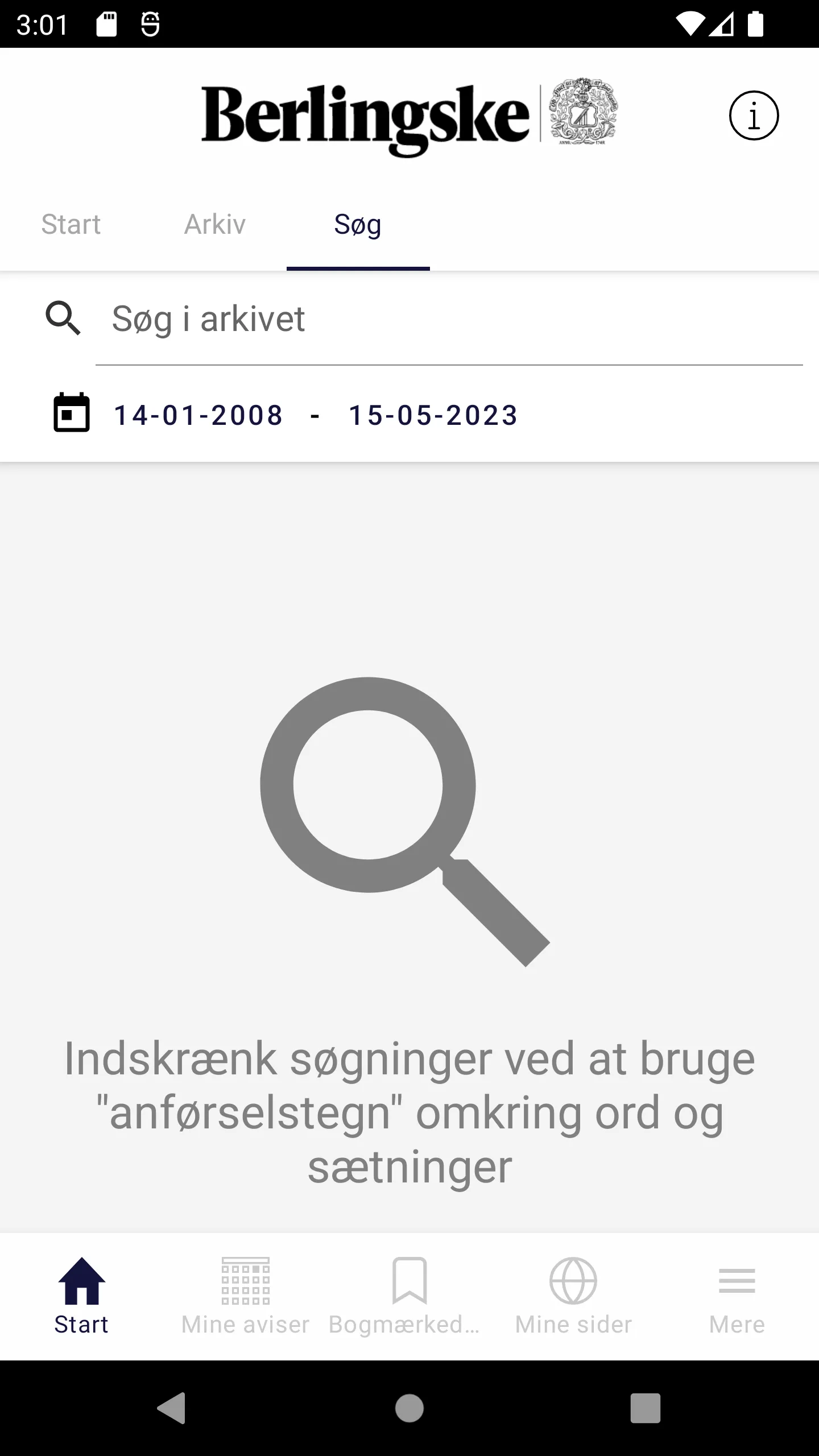 Berlingske e-avis | Indus Appstore | Screenshot